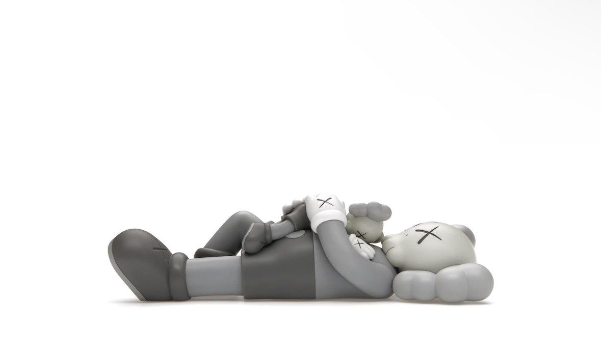 image of Kaws Holiday Singapore Grey Figure, Men's