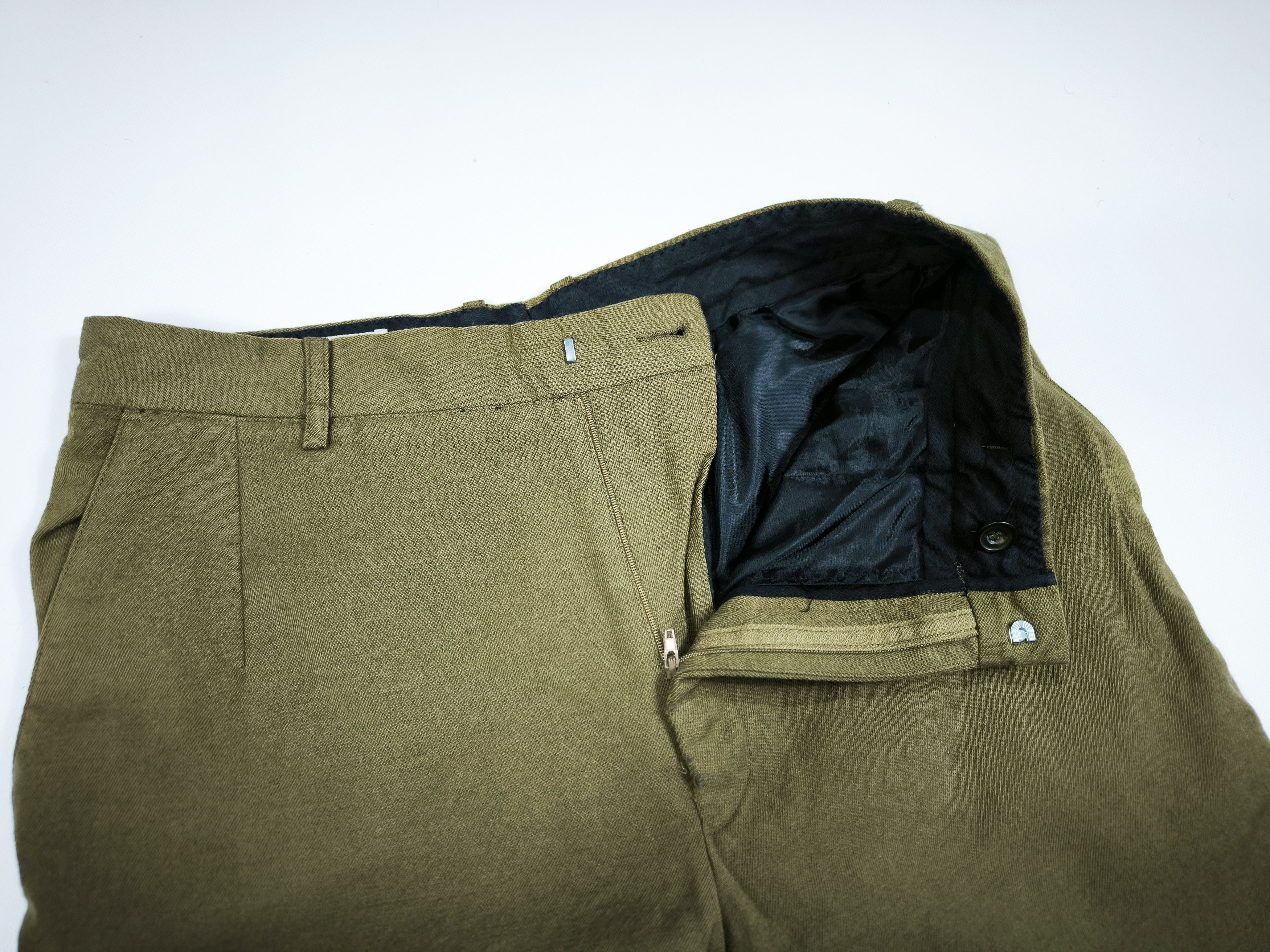Dries Van Noten Vintage Dries Van Noten Wool Brown Pants Size W32 L30 Size US 32 / EU 48 - 6 Thumbnail