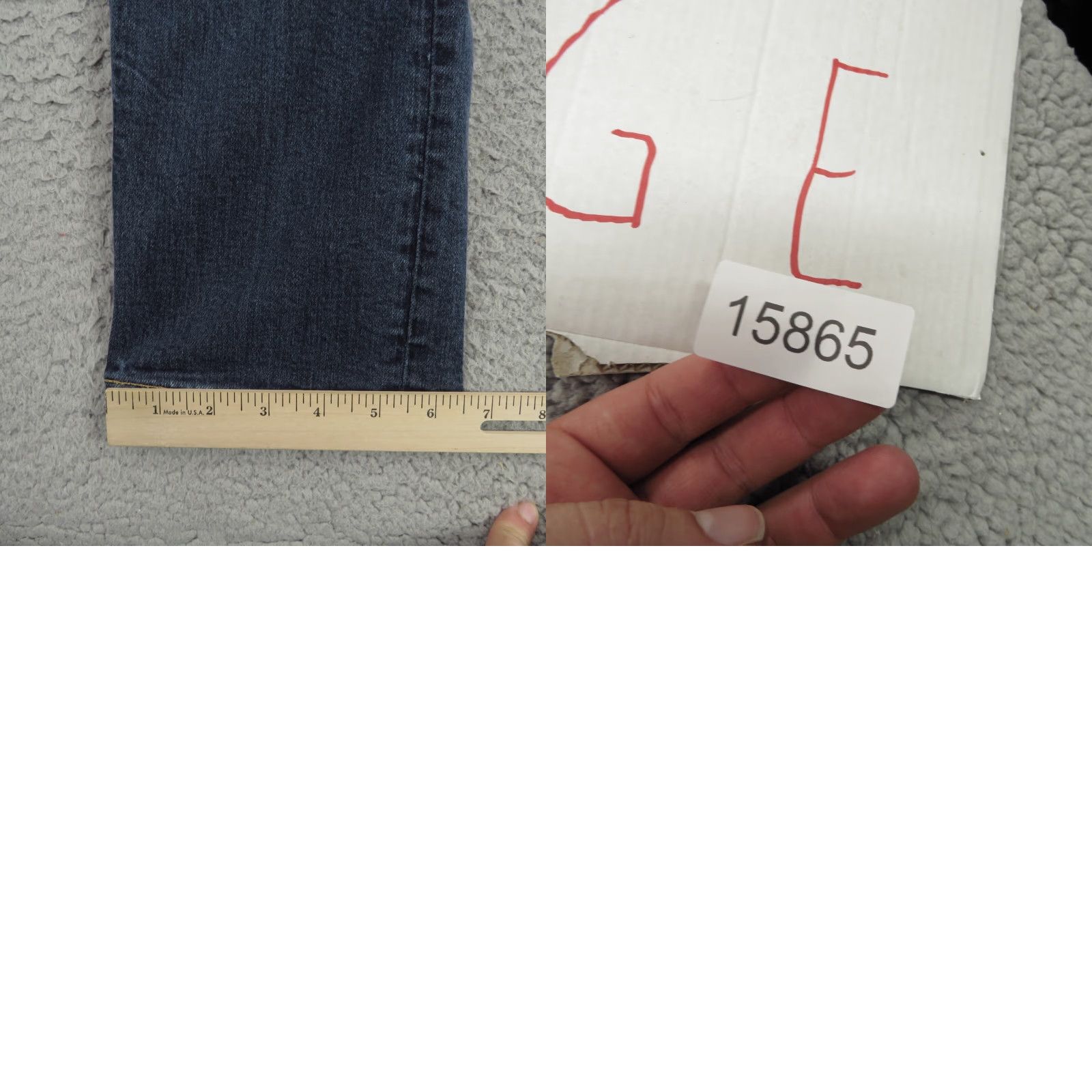 Denime VINTAGE Revtown Jeans Sharp 30x32 Slim Fit Denim Dark Washed 5-Pocket Mens Jeans Slim Modern USA Fit: Mens Size US 30 / EU 46 - 9 Thumbnail