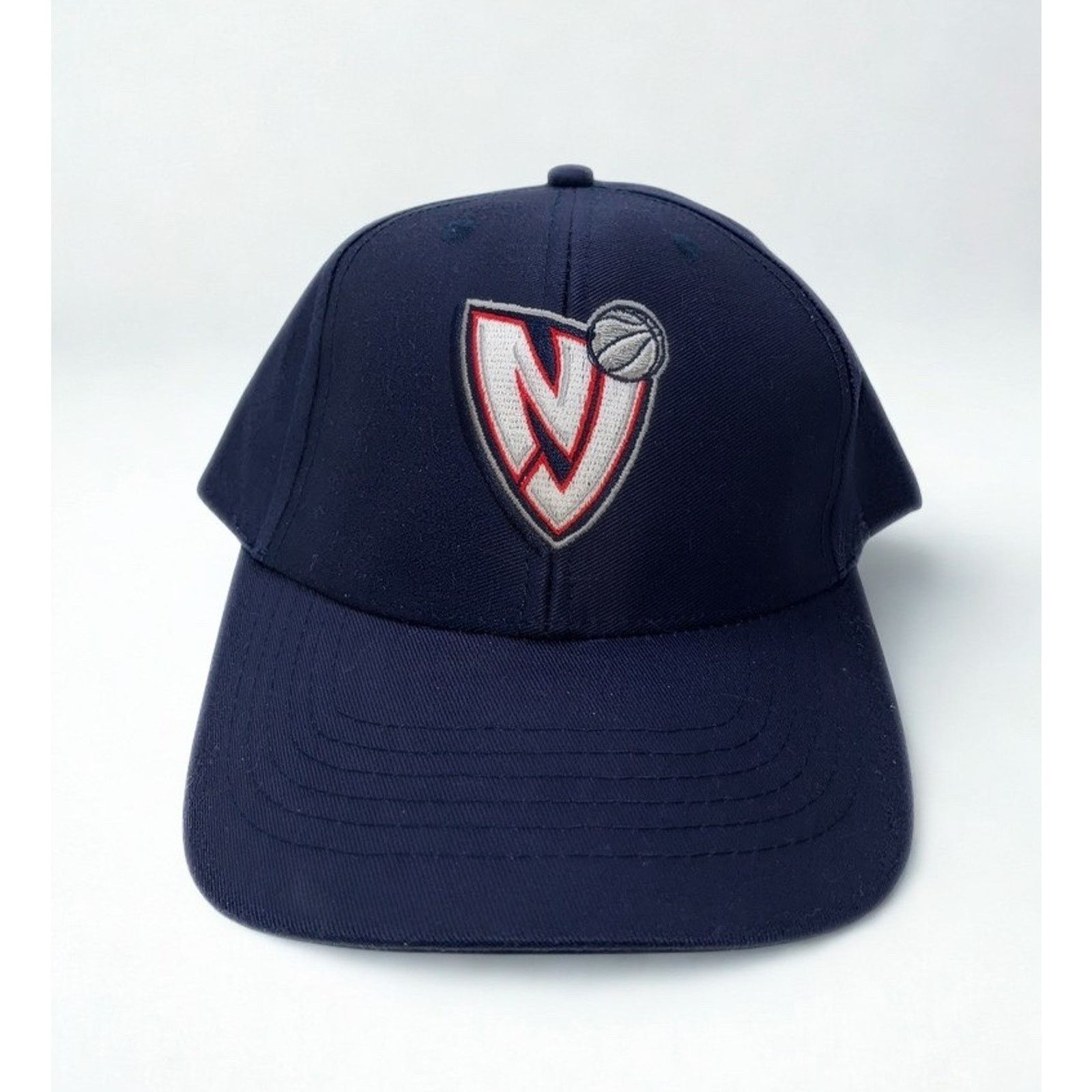 Other New Jersey Nets Blockhead Logo Vintage 90s Snapback Hat NBA Size ONE SIZE - 7 Thumbnail