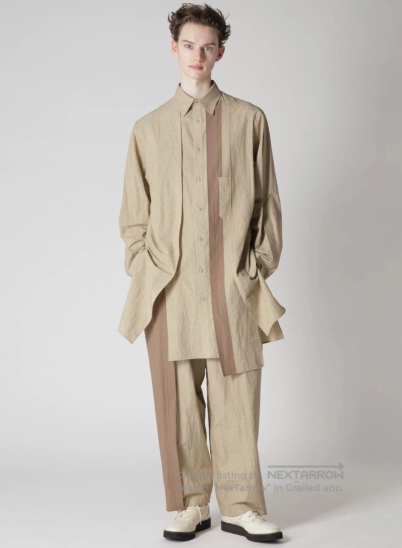 Yohji Yamamoto unique layered cotton. Size US M / EU 48-50 / 2 - 2 Thumbnail
