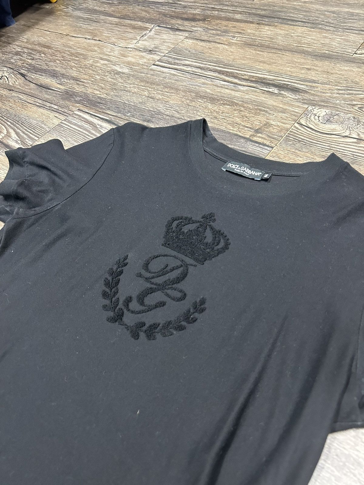 Dolce & Gabbana Dolce & Gabbana Crown T-Shirt Size US M / EU 48-50 / 2 - 1 Thumbnail