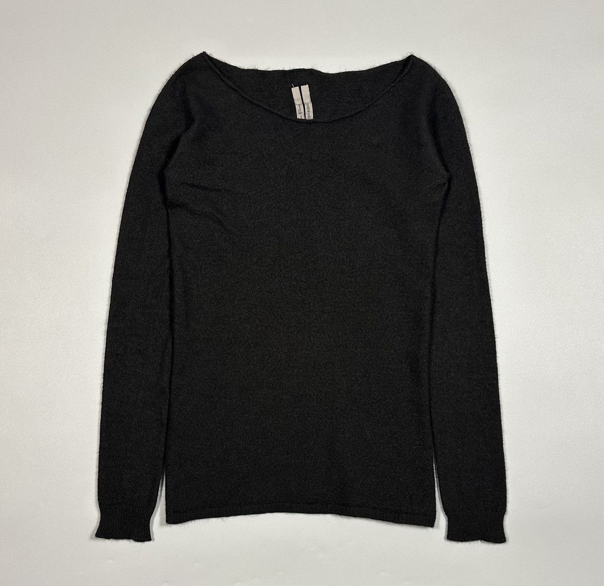 F/W2014 Rick Owens Moody Stretch Wool Long Sleeve T-Shirt