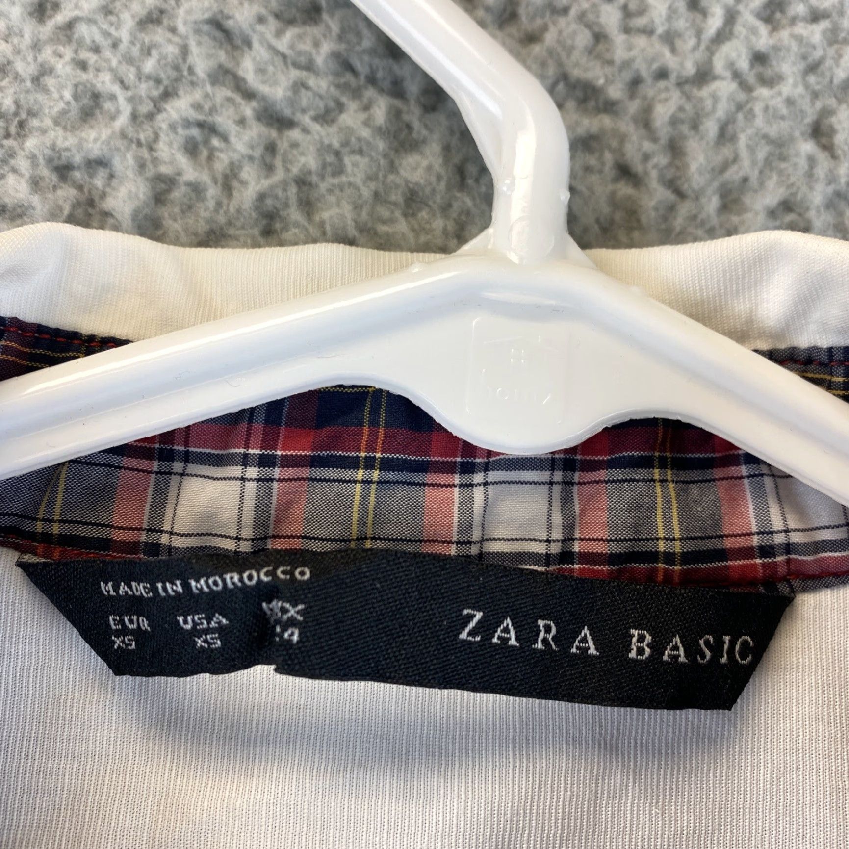 Zara ZARA Blouse Shirt Women Long Sleeve Button Front Collared Striped Sheer White XS Regular Size XS Women's Blouse Size XS / US 0-2 / IT 36-38 - 6 Thumbnail