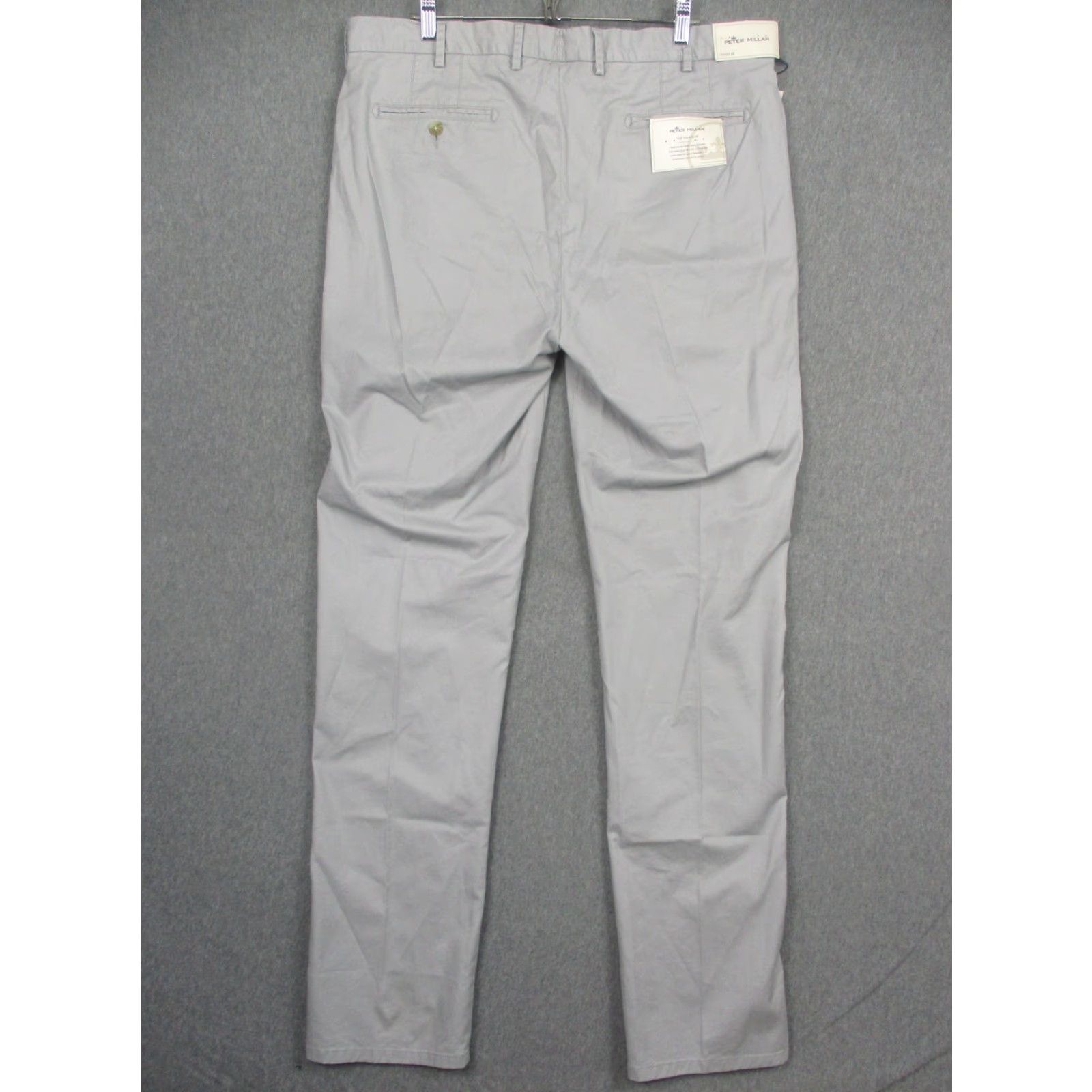 Peter Millar Peter Millar Pants Mens 38x36 Gray Soft Touch Twill Chino Stretch Casual MS19B48 Size US 38 / EU 54 - 7 Thumbnail