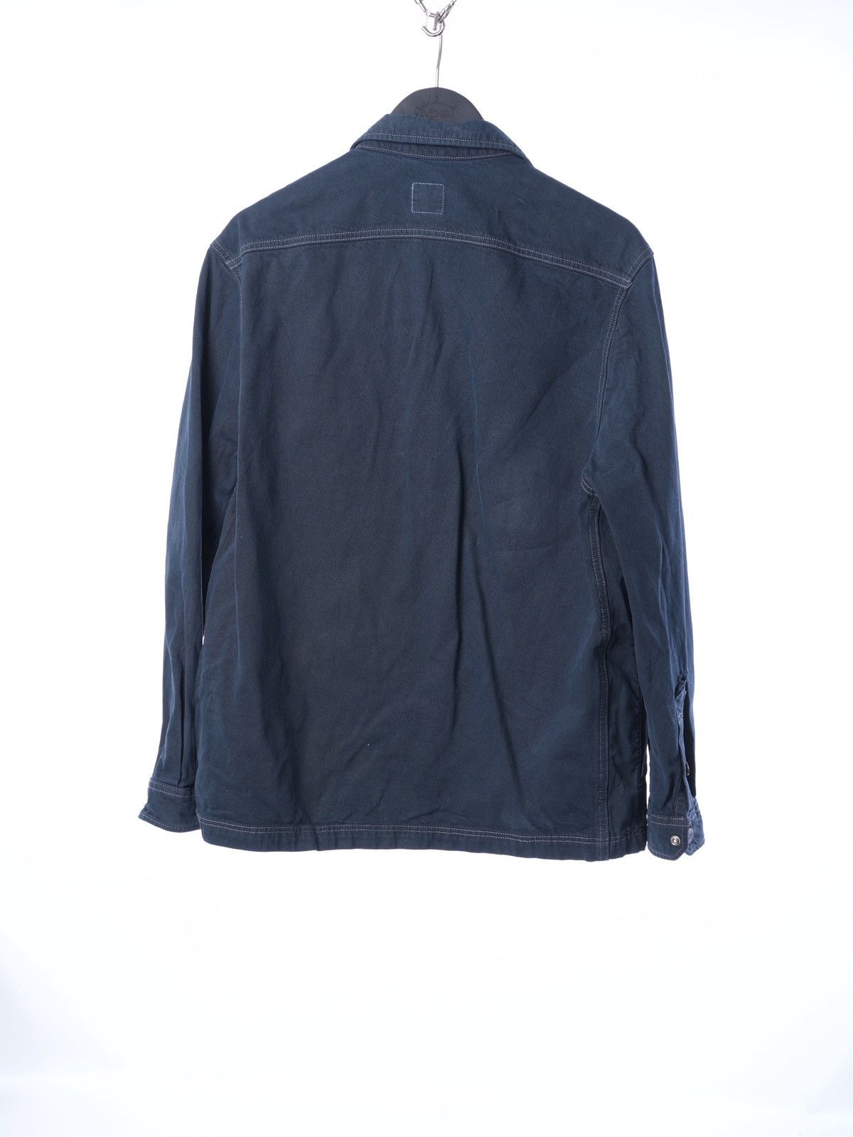 Lee Lee Faded Navy Overshirt Jacket Workwear Size US M / EU 48-50 / 2 - 9 Thumbnail