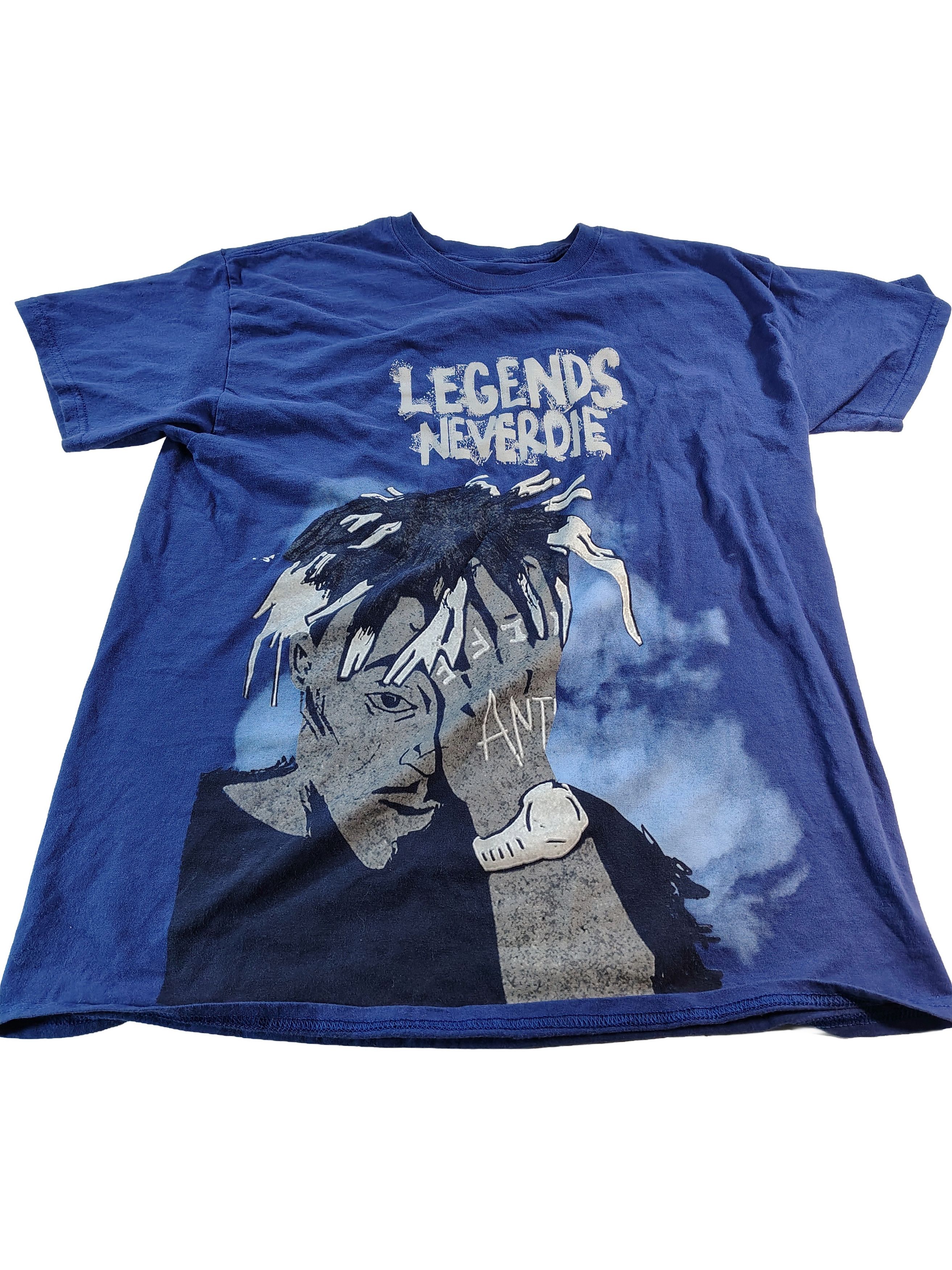 Other Men's Rare Navy Blue Legends Never Die Juice WRLD T-Shirt Size US L / EU 52-54 / 3 - 1 Thumbnail