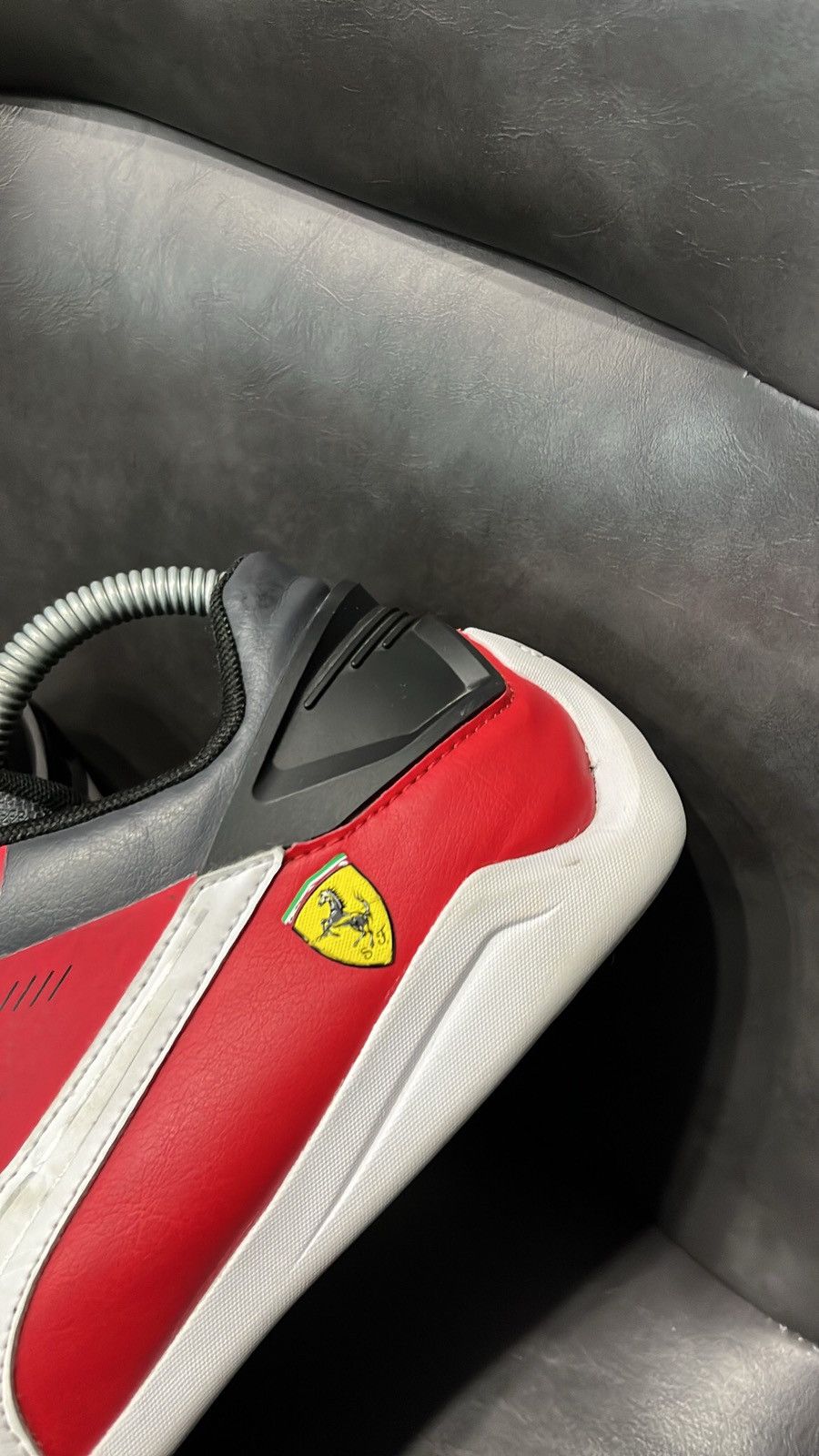 Y2K Puma & Ferrari hype low-top sneakers