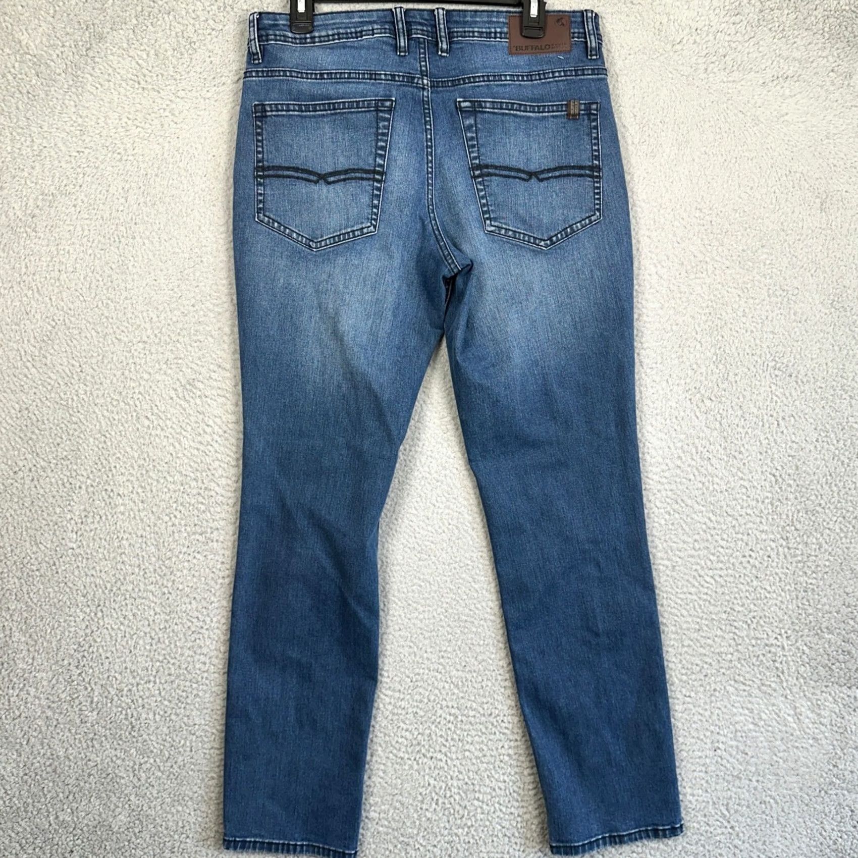 Buffalo David Bitton Buffalo David Bitton Jackson Jeans Mens 32X32 Blue Slim Straight 5 Pocket EUC Size US 32 / EU 48 - 2 Thumbnail