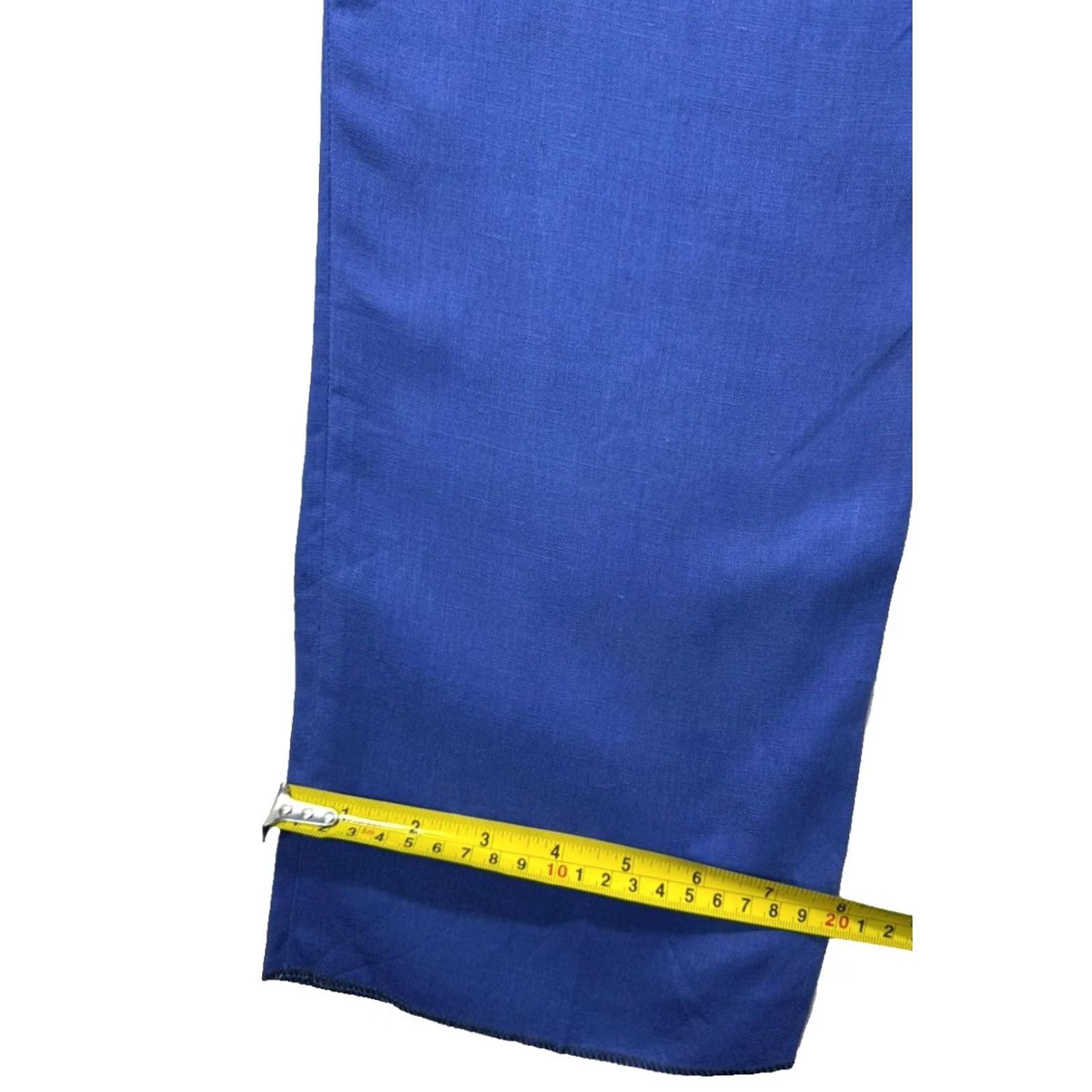 Paul Smith Paul Smith Blue Linen Dress Pants Men’s Formal Trousers 36 Slim Fit Linen Blend Blue 36 in Pant Paul Smith Dress Pants Men’s Formal Trousers Size 36R - 4 Thumbnail