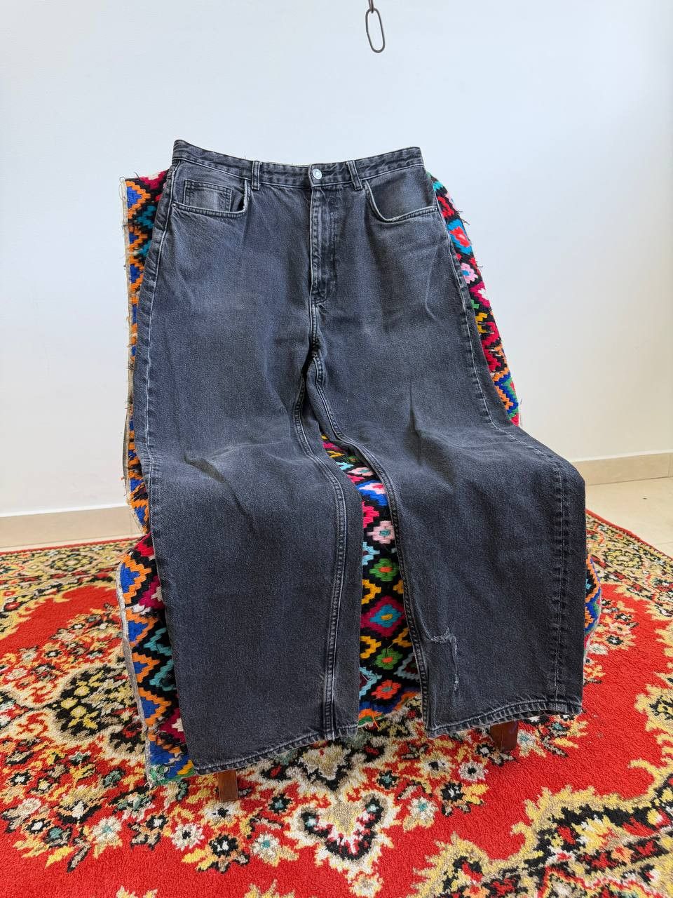 Hedi Slimane 2000s Hedi Slimane Style Washed Faded Denim Jeans Size US 32 / EU 48 - 3 Thumbnail