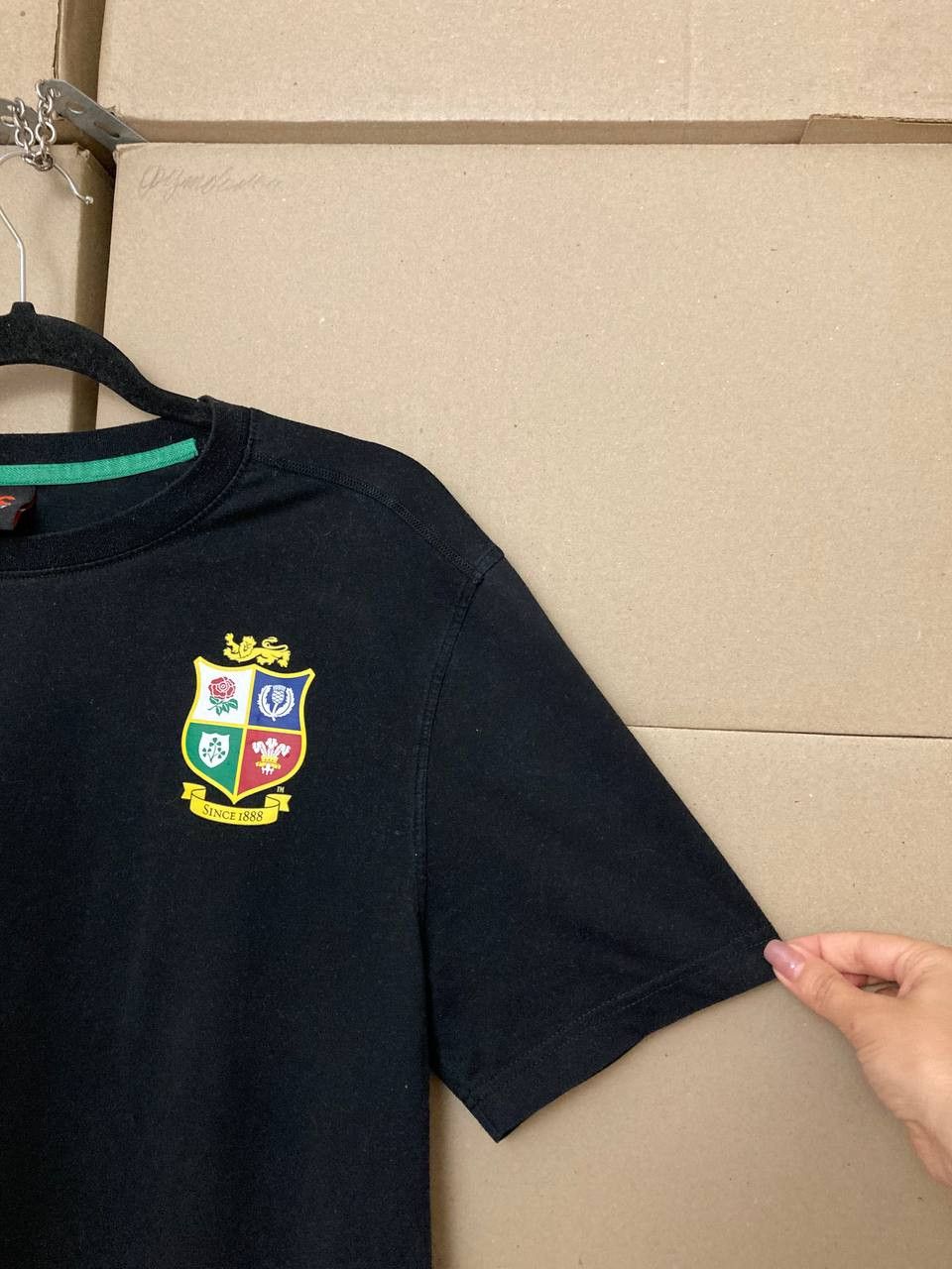 Canterbury of New Zealand VINTAGE BRITISH LIONS RUGBY T-SHIRT CANTERBURY TEE JERSEY Size US L / EU 52-54 / 3 - 8 Thumbnail
