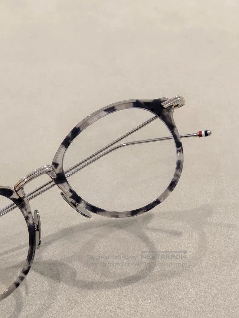Thom Browne Thom Browne Gray tortoiseshell frame Size ONE SIZE - 2 Thumbnail