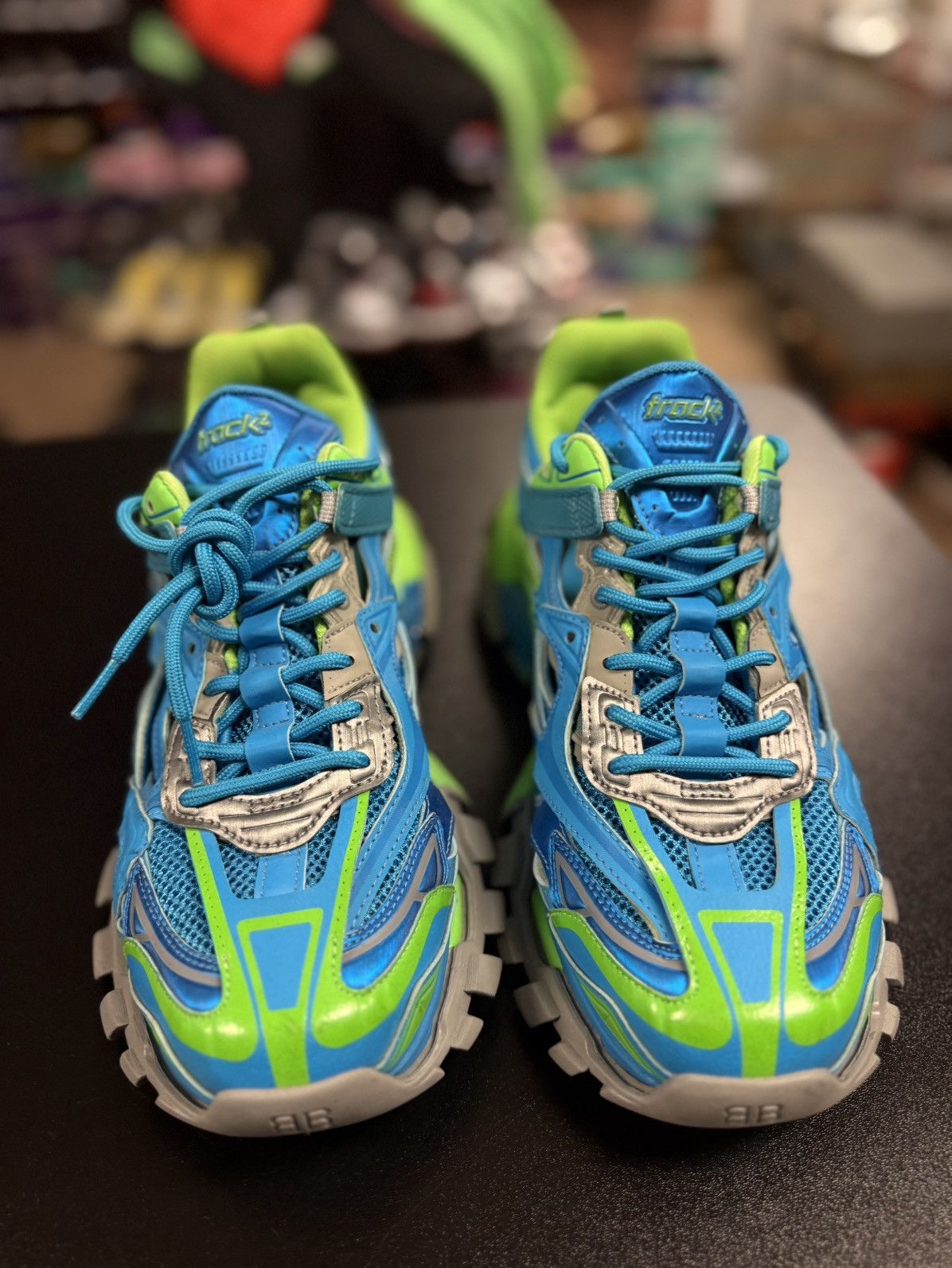 Balenciaga Balenciaga Track 2 Blue Green Size 44EU/11US/10UK Size US 11 / EU 44 - 4 Thumbnail