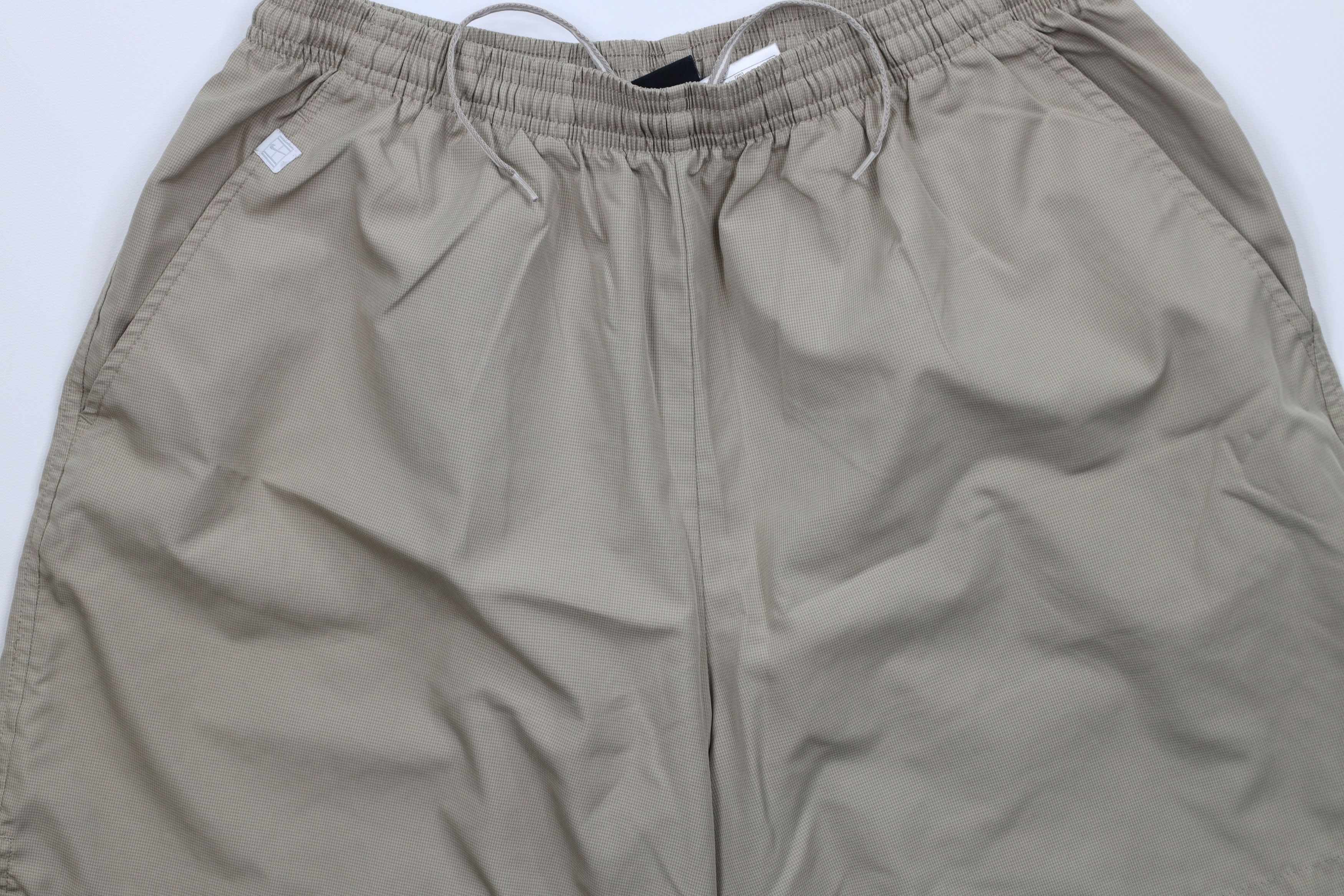 Nike × Vintage Vintage Nike Challenge Court Mini Swoosh Tennis Shorts Beige Size US 34 / EU 50 - 3 Thumbnail