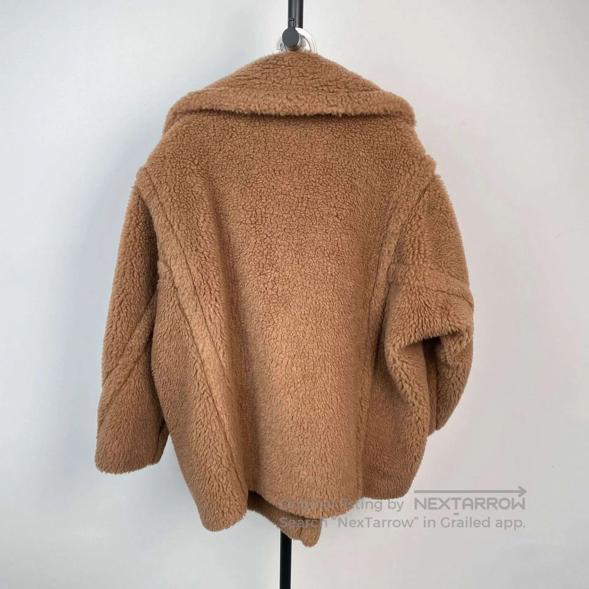 Max Mara MaxMara DRAMMA Camel Teddy Short Coat. Size S / US 4 / IT 40 - 2 Thumbnail