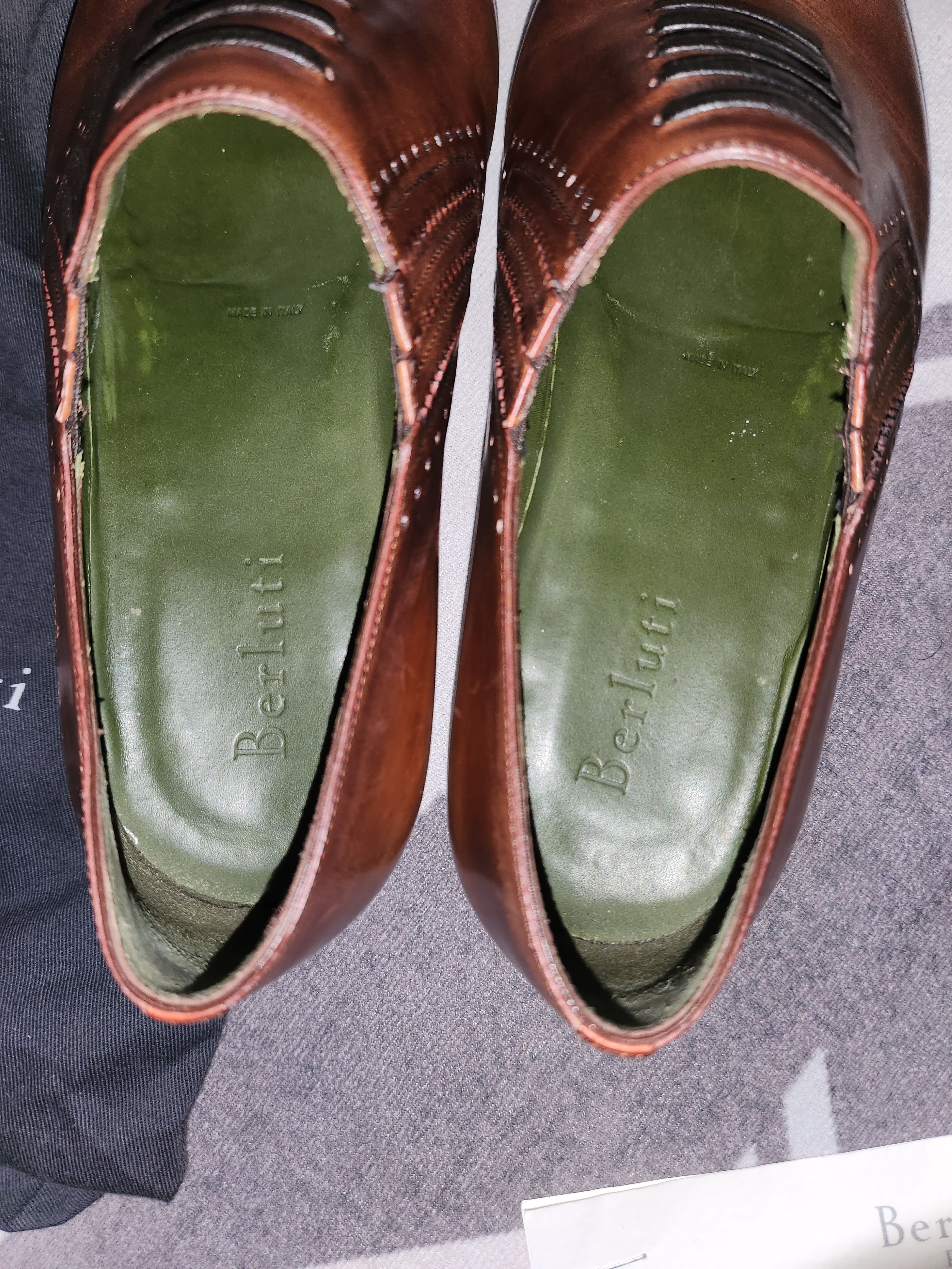 Berluti Berluti Alessandro Leather Shoes Venezia Size US 10.5 / EU 43-44 - 9 Thumbnail