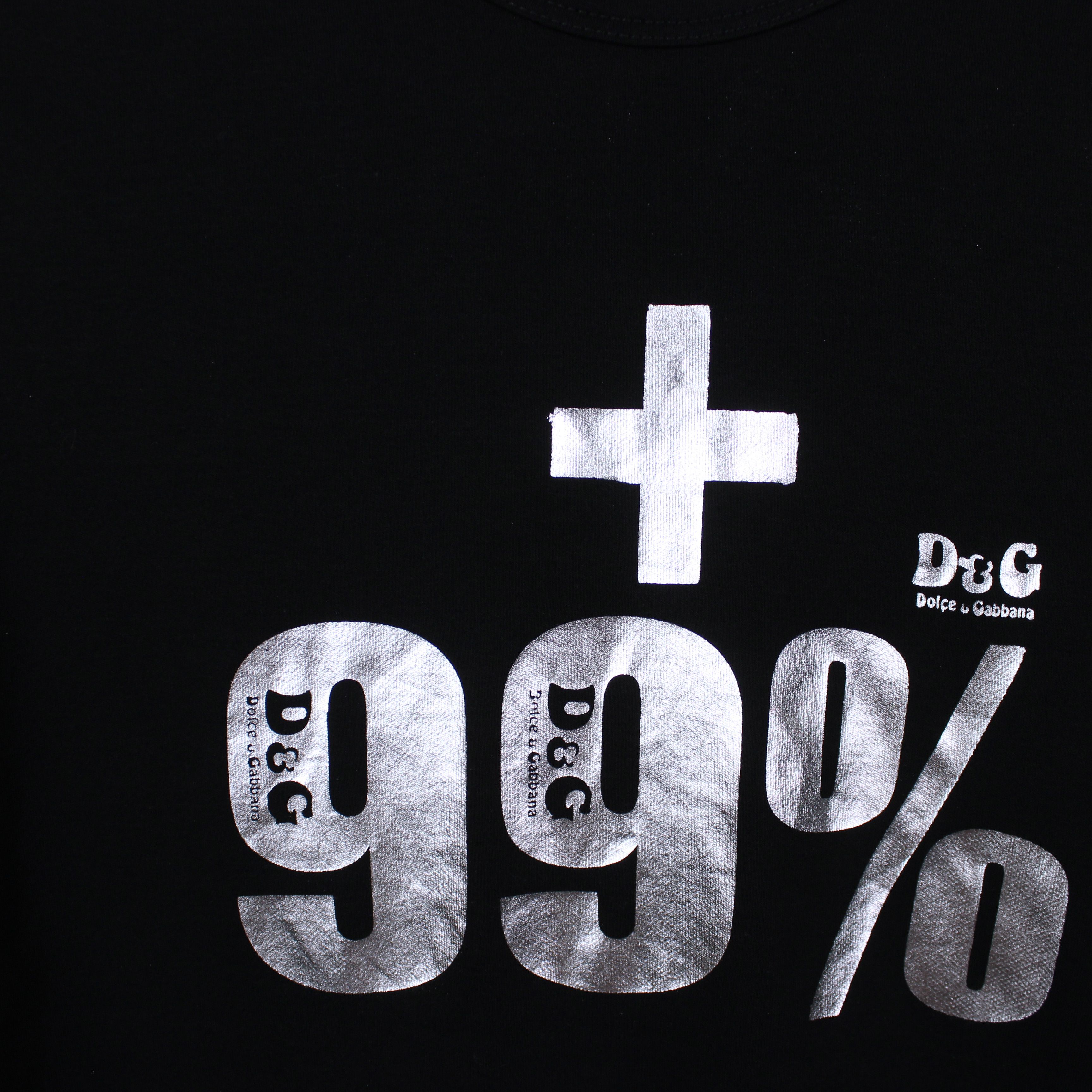 Dolce & Gabbana Dolce Gabbana t shirt men Virgin centr logo M L black Size L / US 10 / IT 46 - 6 Thumbnail