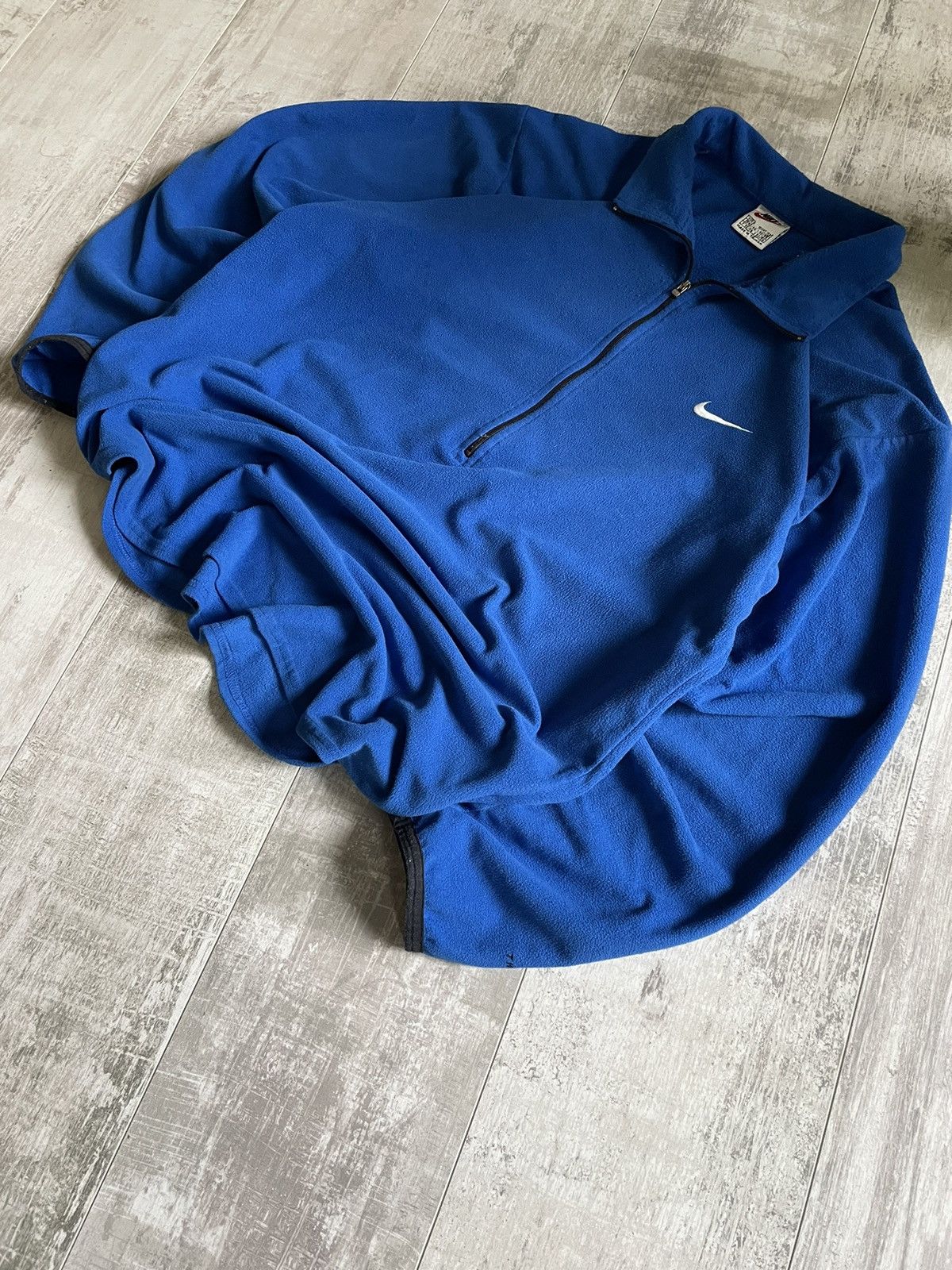 Nike × Vintage Vintage Nike Fleece Sweatshirt 1/4 Zip 90’s Crewneck Y2K Size US L / EU 52-54 / 3 - 3 Thumbnail