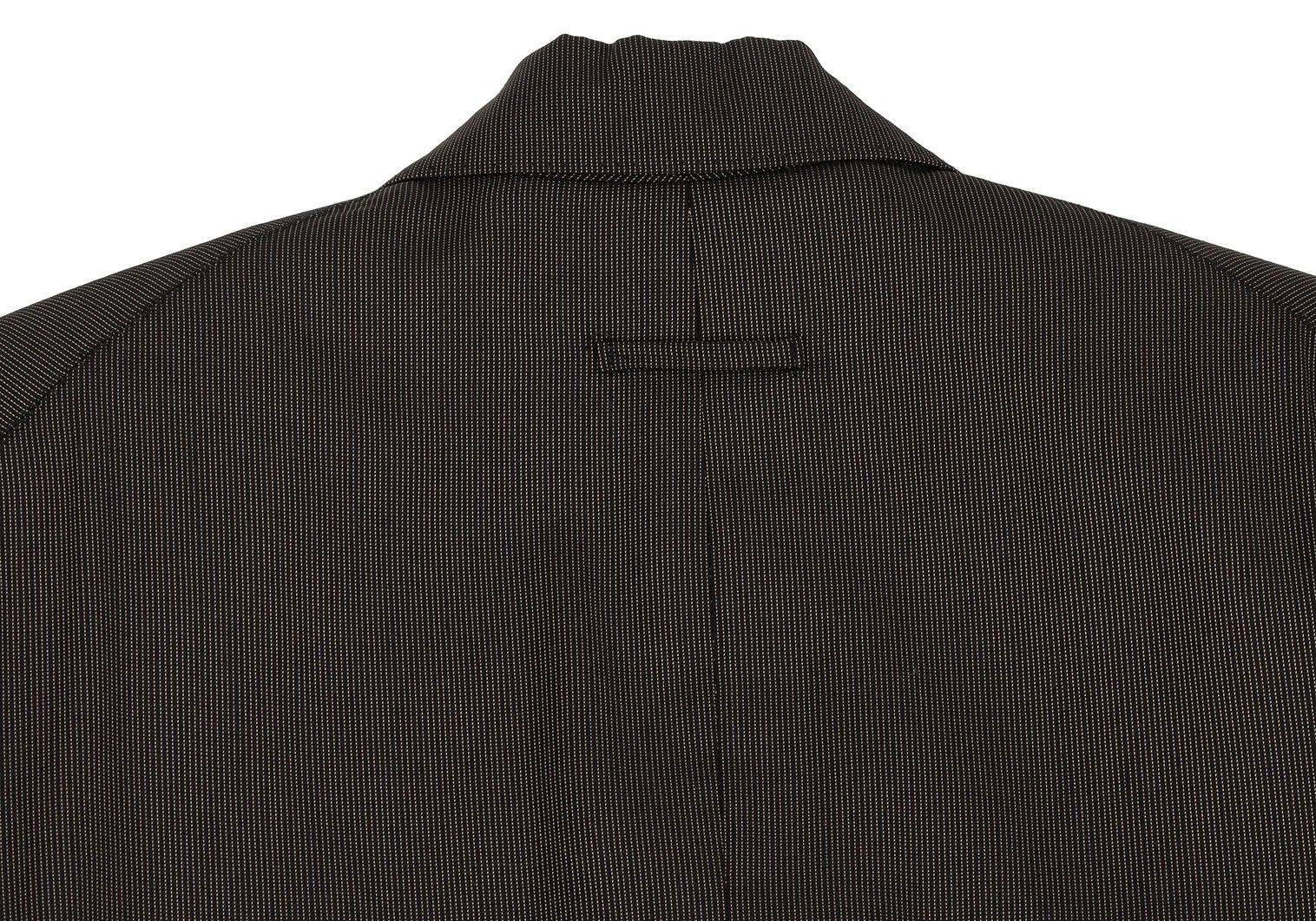 Jean Paul Gaultier Pinstripe Double Jacket in Black Brown, Size 50 Size US M / EU 48-50 / 2 - 16 Thumbnail