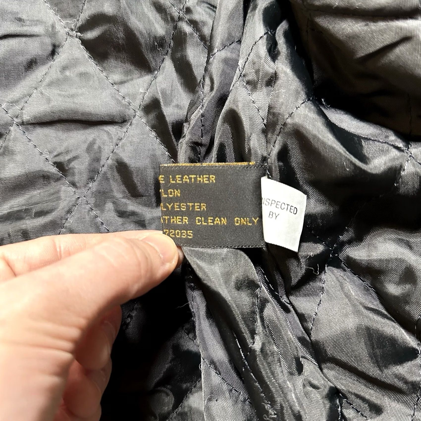Vintage VINTAGE Adler Jacket Mens XLT Black Full Zip Pockets Quilted Bomber Leather EUC Size US XL / EU 56 / 4 - 7 Thumbnail