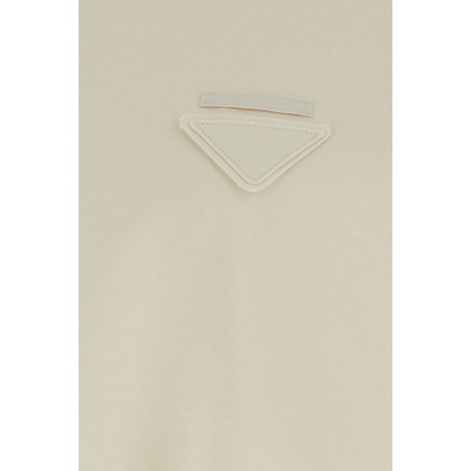 Prada PRADA Sand Stretch Cotton Oversize Sweatshirt New & Authenti Size XS / US 0-2 / IT 36-38 - 3 Thumbnail