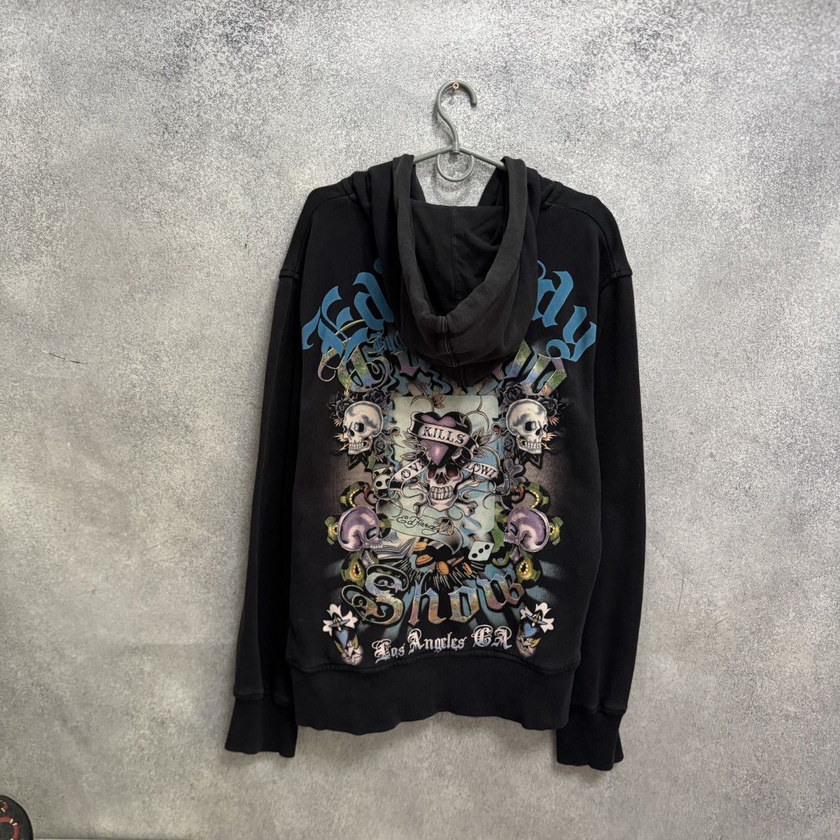 Christian Audigier Vintage Y2K Christian Audigier Zip Hoodie Ed Hardy Size US L / EU 52-54 / 3 - 9 Thumbnail