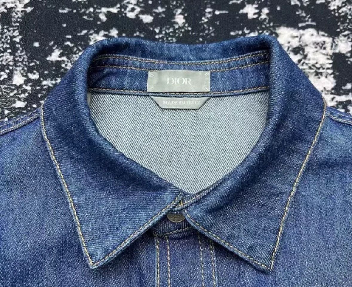 Dior Dior Removable Zipper Embroidered Logo Denim Jacket Size US M / EU 48-50 / 2 - 4 Thumbnail