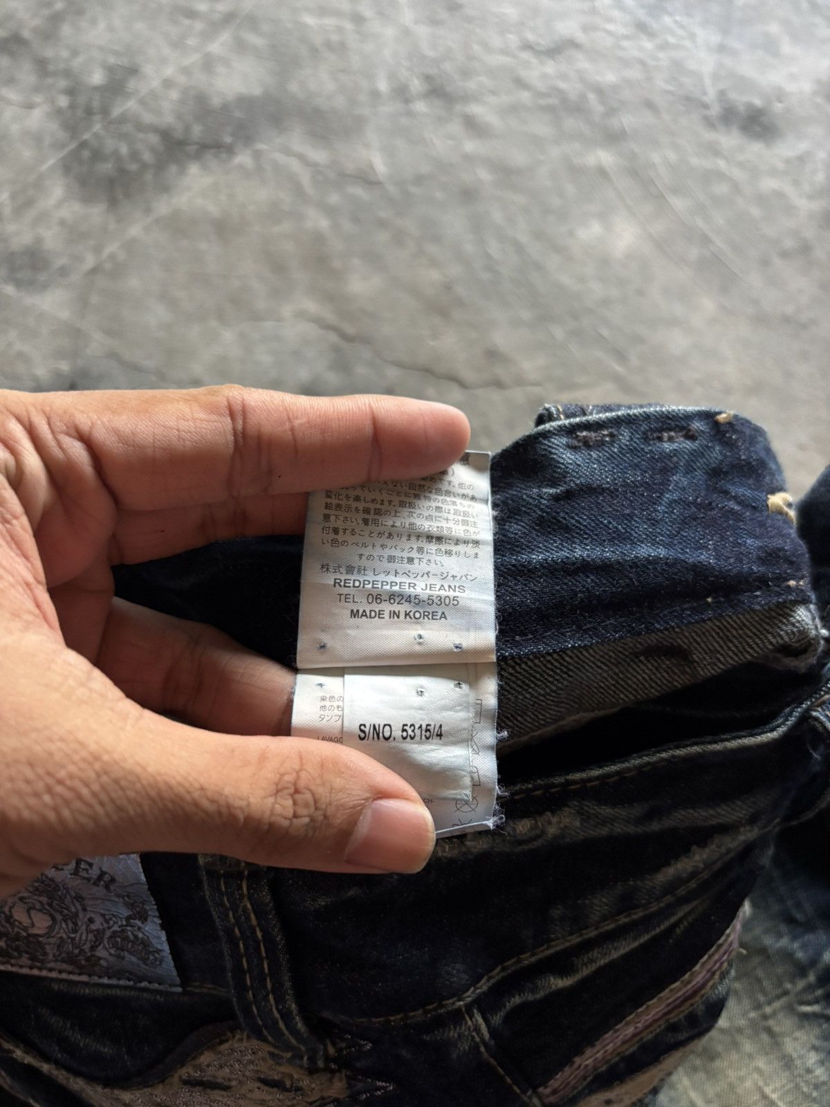 If Six Was Nine RED PEPPER FLARE LOW RISE WING BACK POCKET JAPANESE RUSTY Size US 30 / EU 46 - 8 Thumbnail