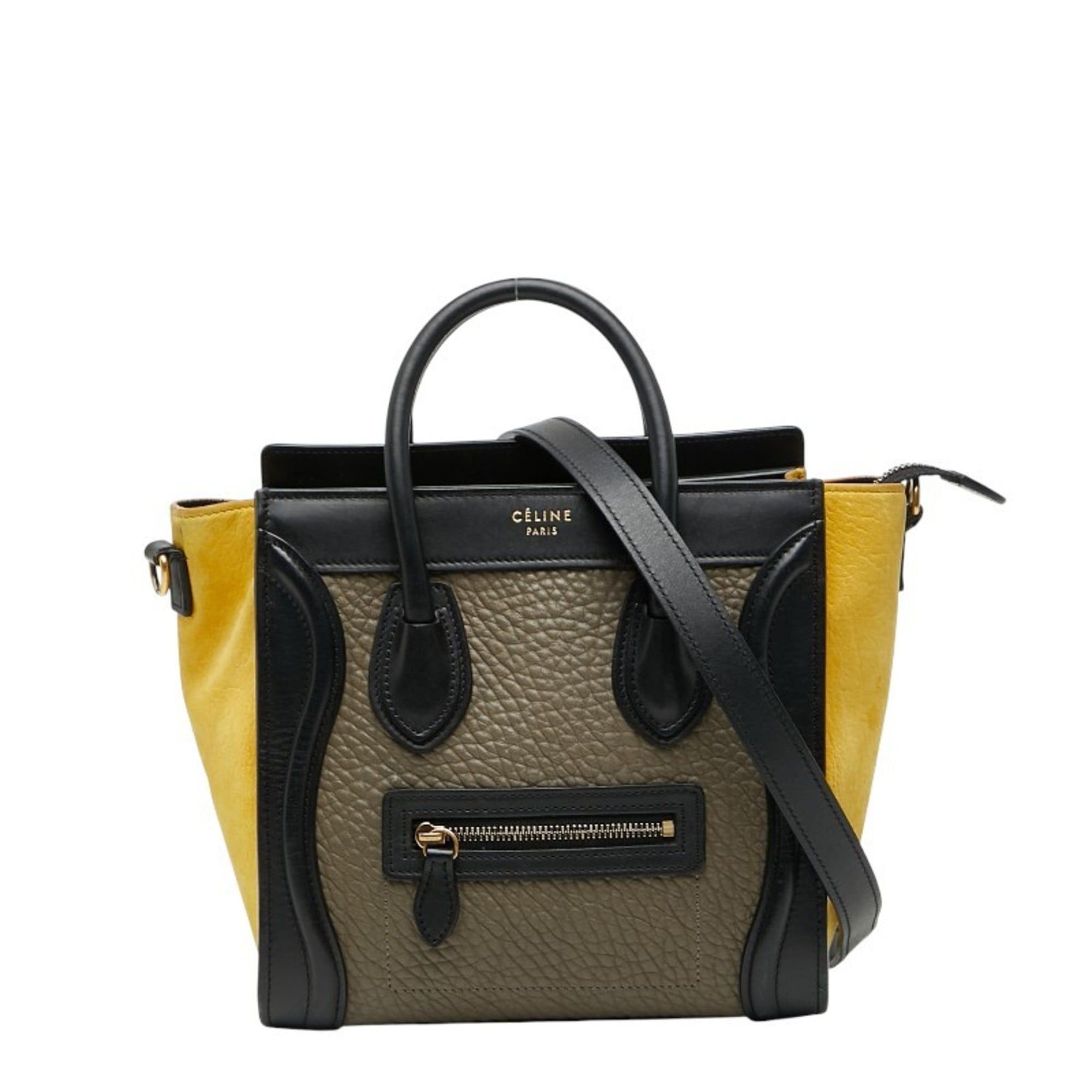 Celine CELINE 189153 Belt Bag Micro Shoulder Handbag Leather  display picture 1