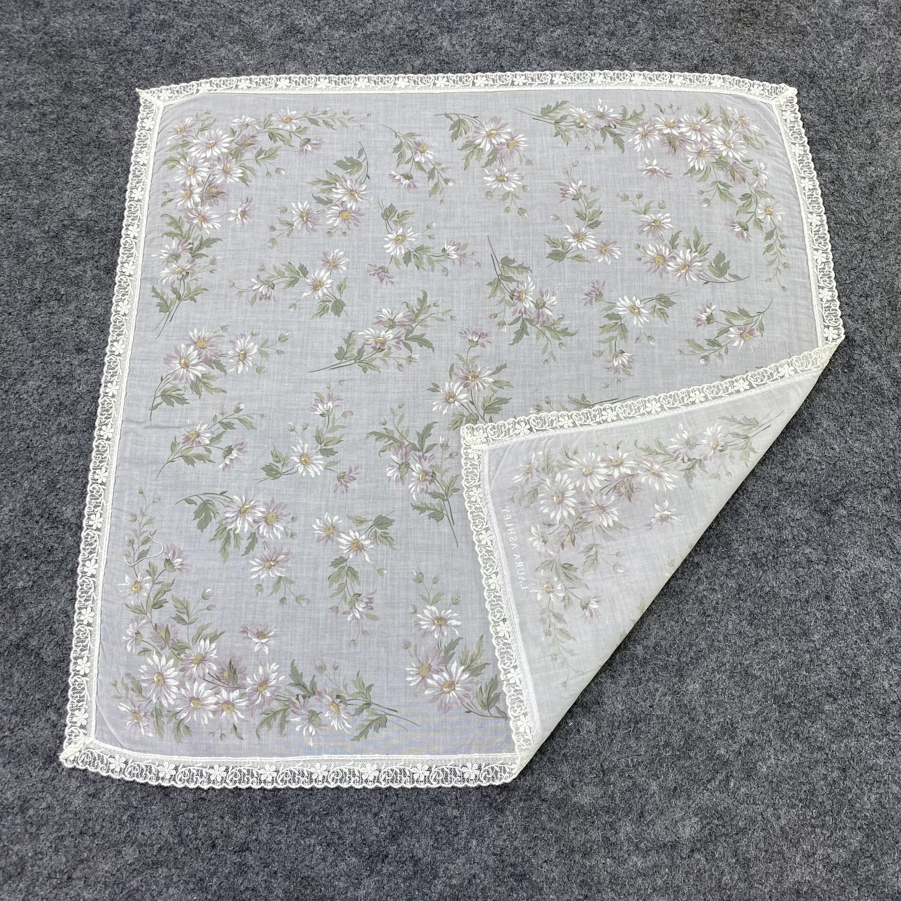 Laura Ashley Laura Ashley Handkerchief Neckerchief Bandana-B1876 Size ONE SIZE - 5 Thumbnail