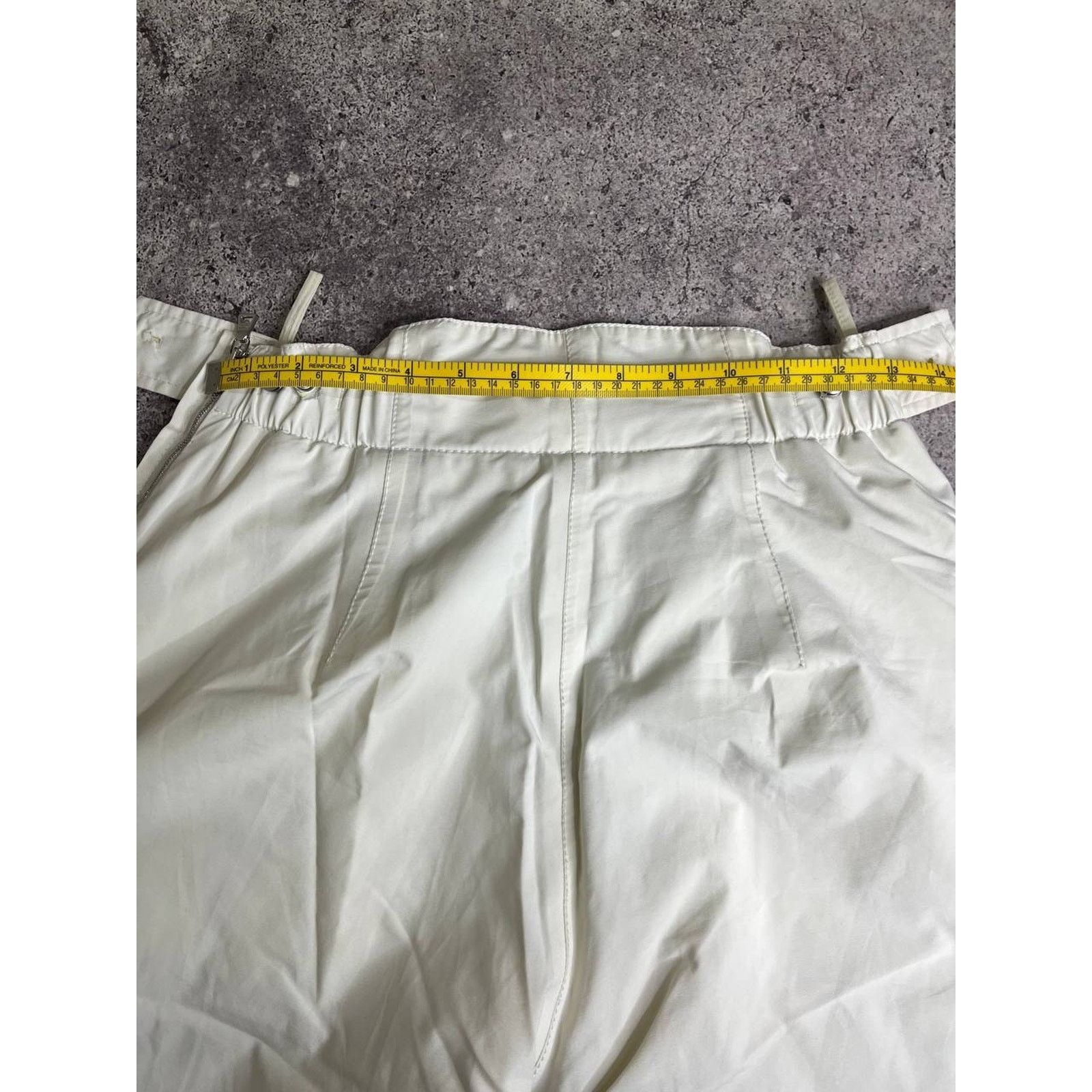 Prada Gore-Tex Technical Ski Snow Pants Cream White Size 40