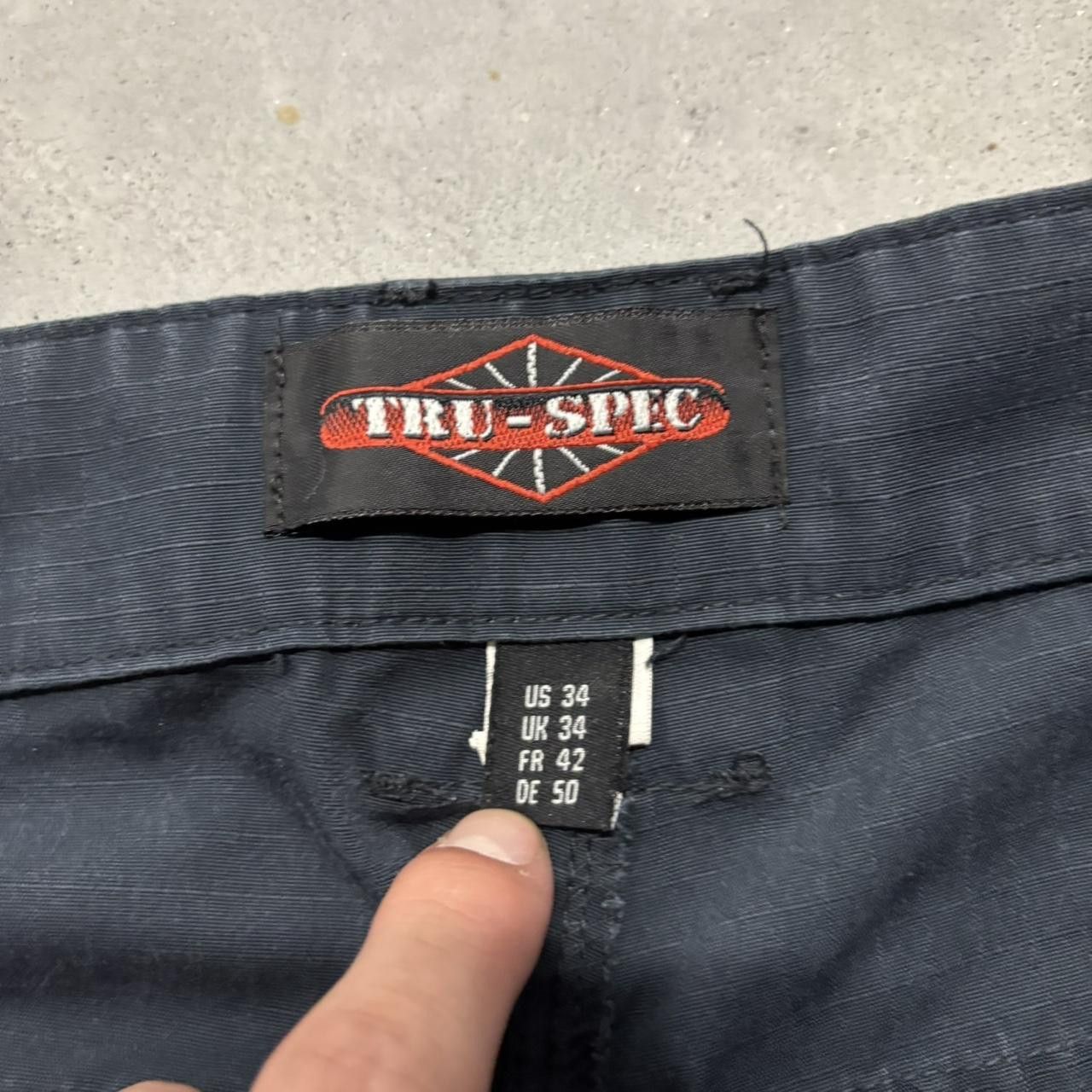 Japanese Brand × Vintage Crazy Vintage Y2K/2000s Baggy Faded Black Streetwear Workwear Skater Style Pants! Size US 33 - 6 Thumbnail