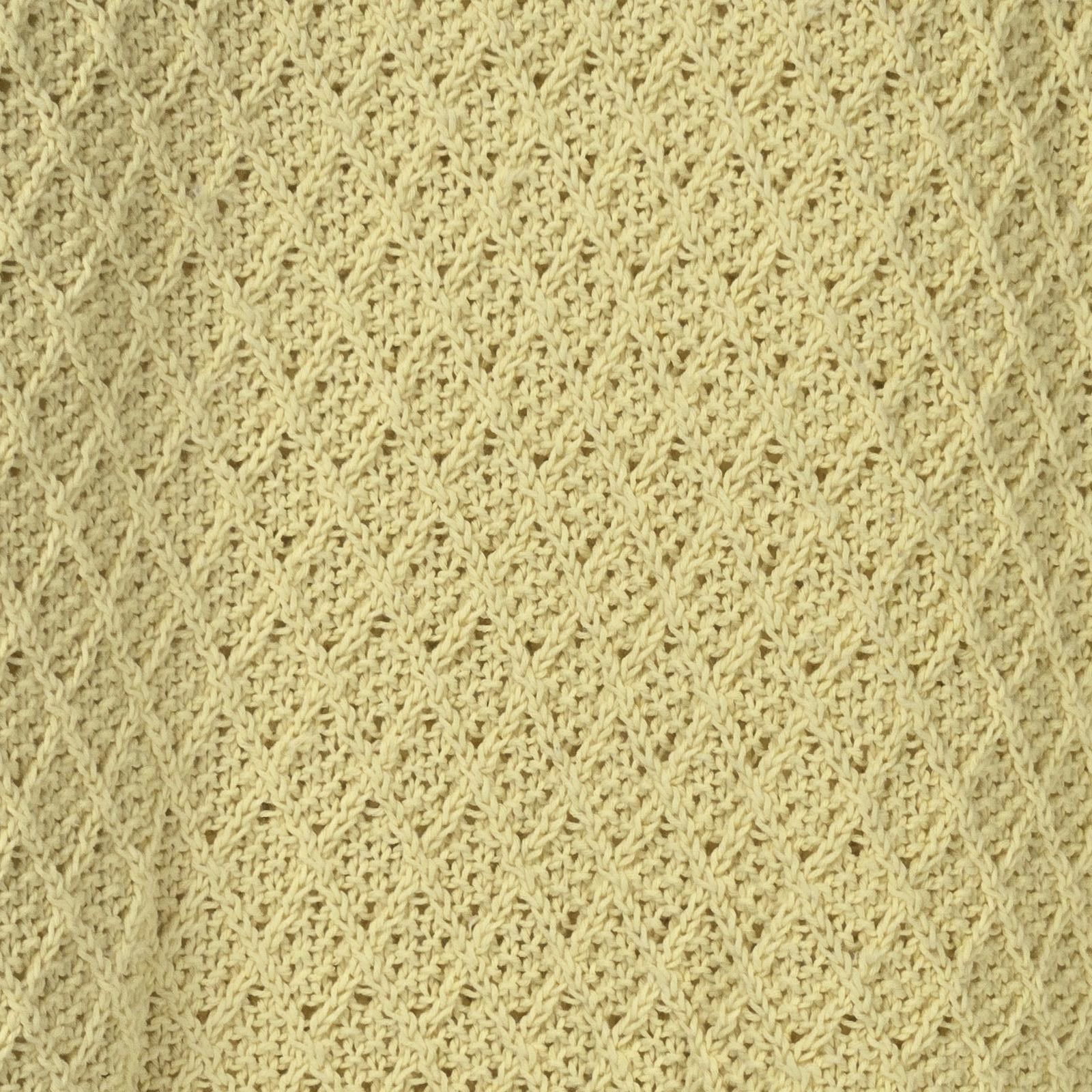 Designer Talbots Women's Yellow Knit Sweater Size Small Cotton Tunic Size S / US 4 / IT 40 - 9 Thumbnail