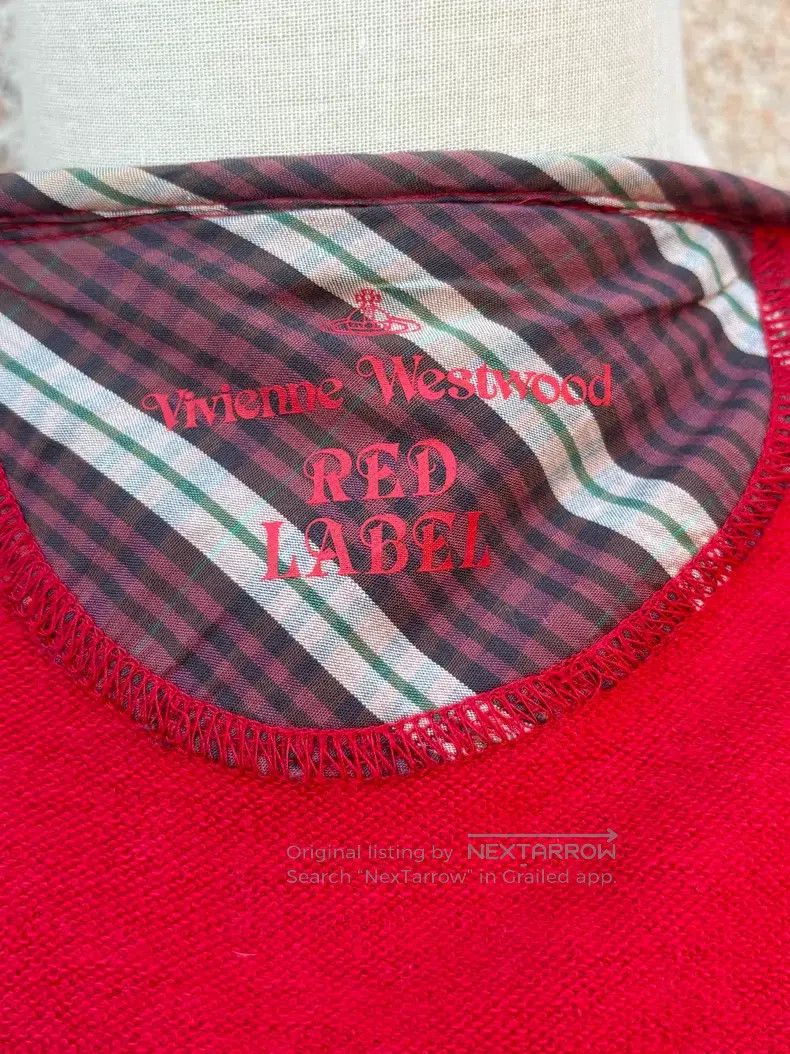 Vivienne Westwood Vivienne Westwood Wool Collar Red Coat Size S / US 4 / IT 40 - 7 Thumbnail
