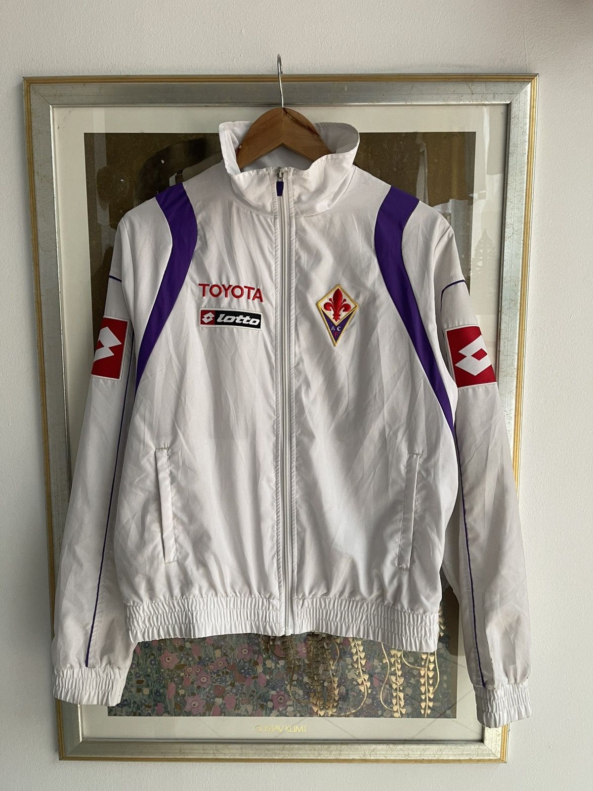Lotto Sport Fiorentina 2006 Warm Up Jacket football soccer toyota Size US S / EU 44-46 / 1 - 1 Thumbnail
