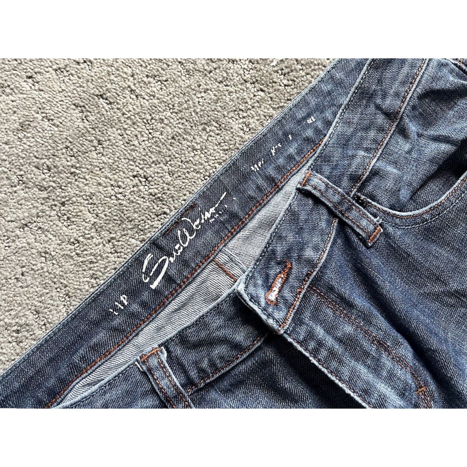 Denime VINTAGE Salt Works Jeans Bootcut 5-Pocket Denim Blue Size 14P Petites Mid Rise 30in Inseam Stretch Belt Loops Womens Size 36" / US 14 / IT 50 - 5 Thumbnail