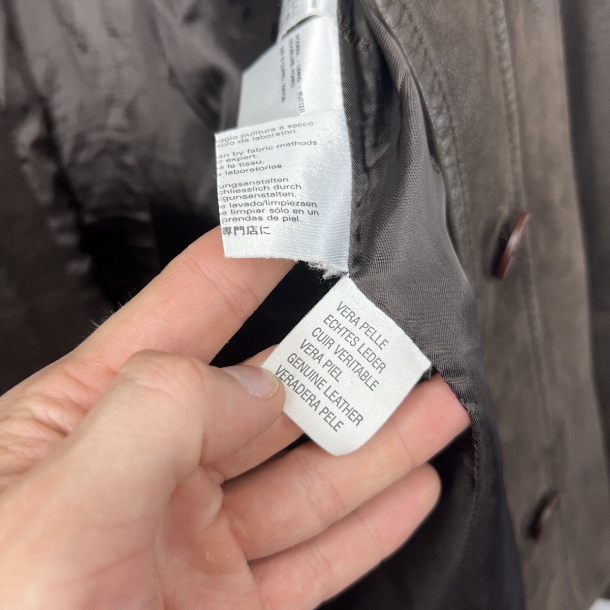 Max Mara Max Mara Blazer Leather Jacket Women Brown Size M Size M / US 6-8 / IT 42-44 - 12 Thumbnail