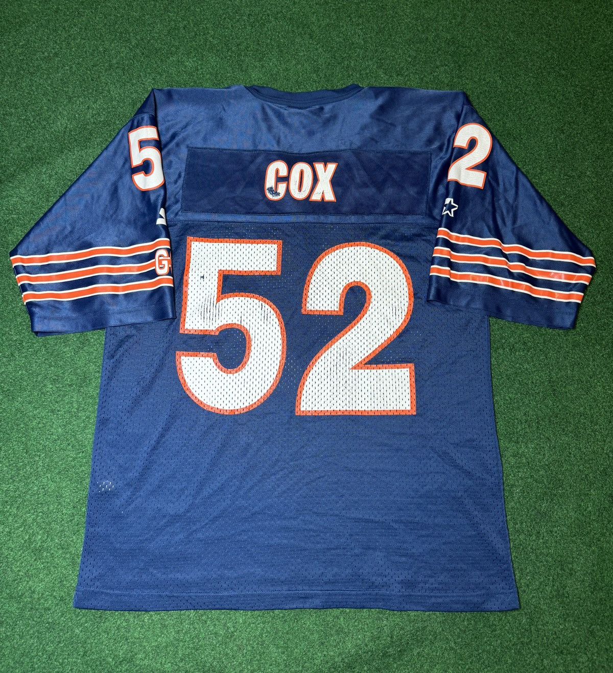 NFL × Starter × Vintage Vintage 90s Bryan Cox #52 Chicago Bears Starter Blue Jersey Size US M / EU 48-50 / 2 - 5 Thumbnail