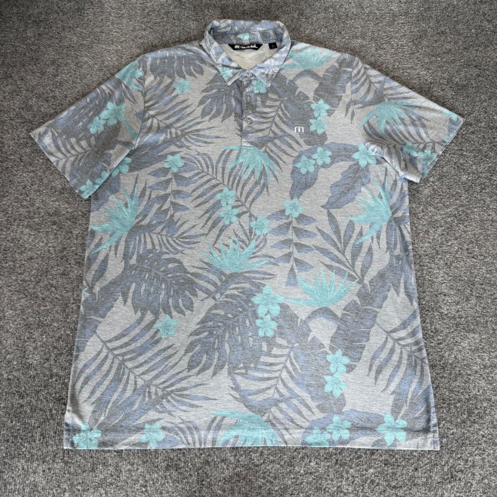 Other TravisMathew Mens Golf Polo Shirt XL Tropical Short Sleeve Size US XL / EU 56 / 4 - 1 Thumbnail