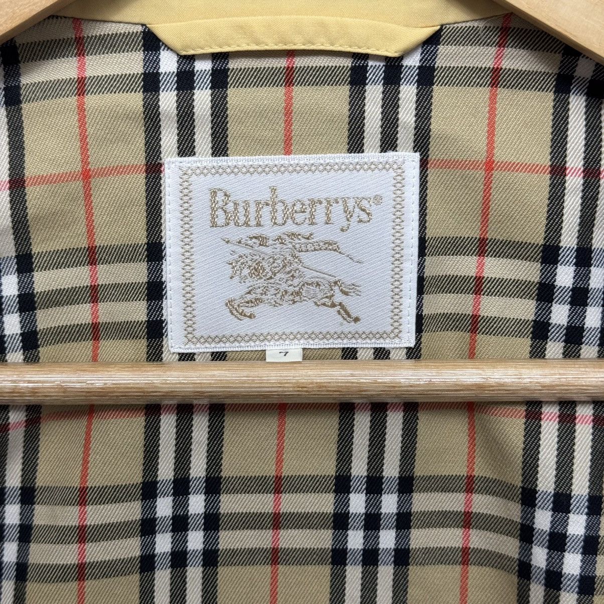 Burberry × Vintage Burberry Embroidered Logo Nova Check Harrington Style Jacket Size M / US 6-8 / IT 42-44 - 7 Thumbnail