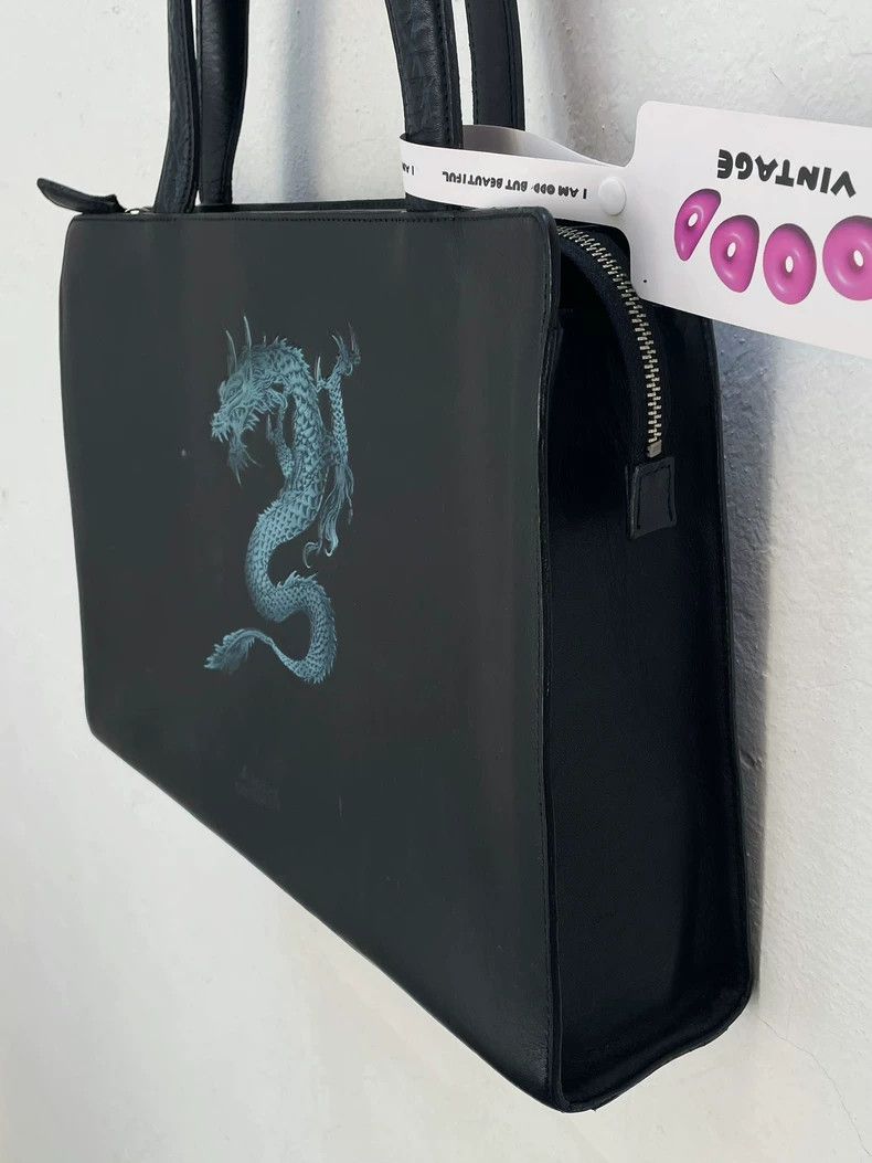 Jean Paul Gaultier Jean Paul Gaultier Dragon Thorn Leather Tote bag 2504-Nexta Size ONE SIZE - 5 Thumbnail