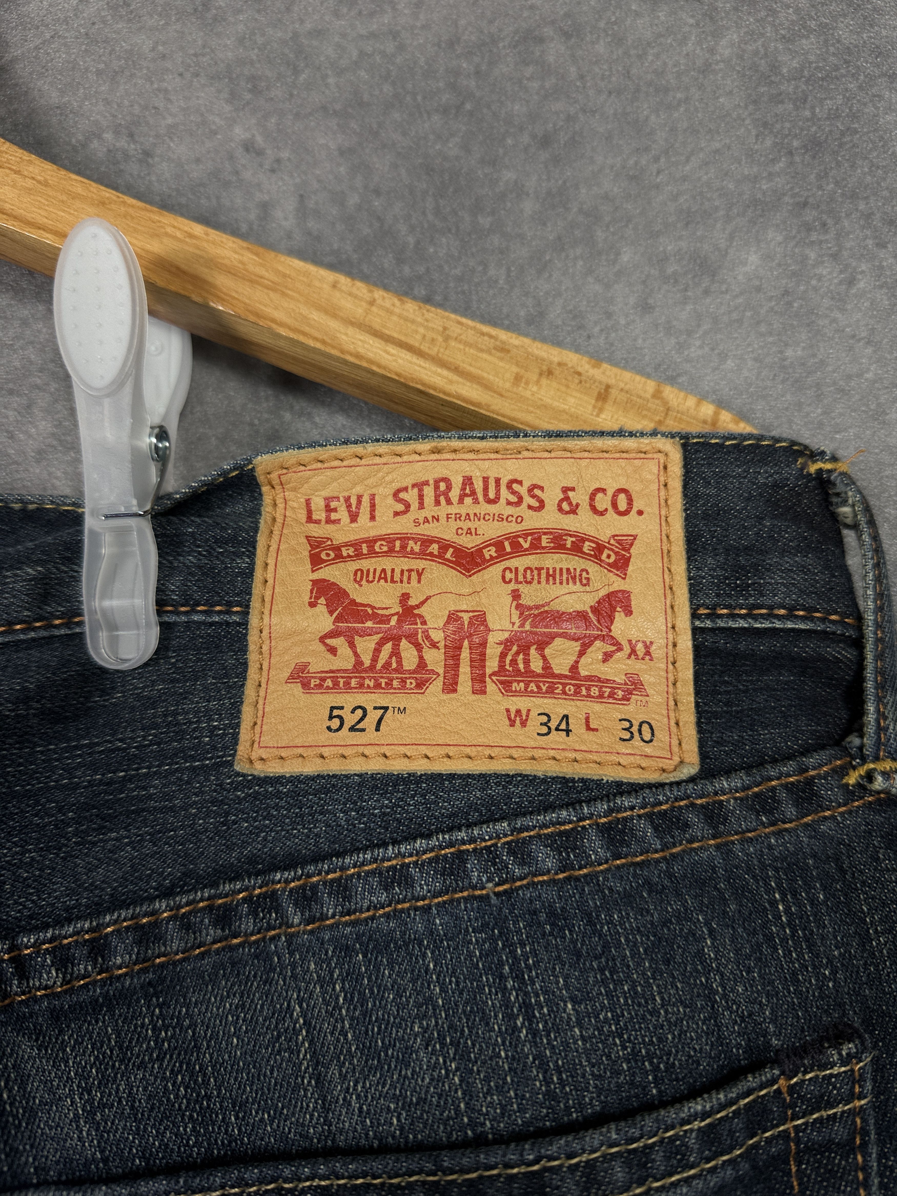 Levi's Levi’s 527 jeans Texas Country Style navy distressed vintage Size US 34 / EU 50 - 9 Thumbnail