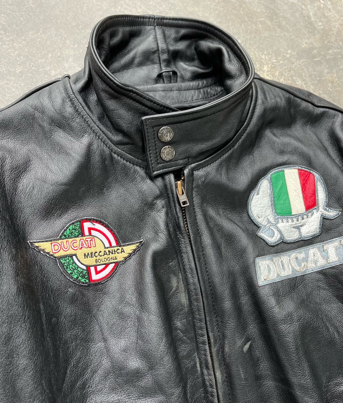 Ducati × Kadoya 🔥RARE🔥 DUCATI ITALY BY KADOYA GENUINE LEATHER RAIDER JACKET Size US M / EU 48-50 / 2 - 11 Thumbnail