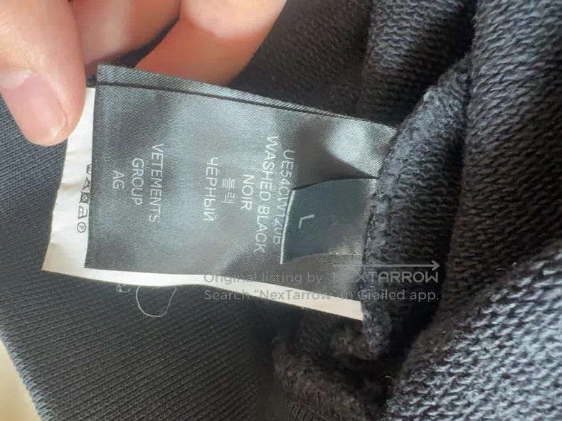 Vetements VETEMENTS Distressed Washed Sweatshirt Size US L / EU 52-54 / 3 - 4 Thumbnail