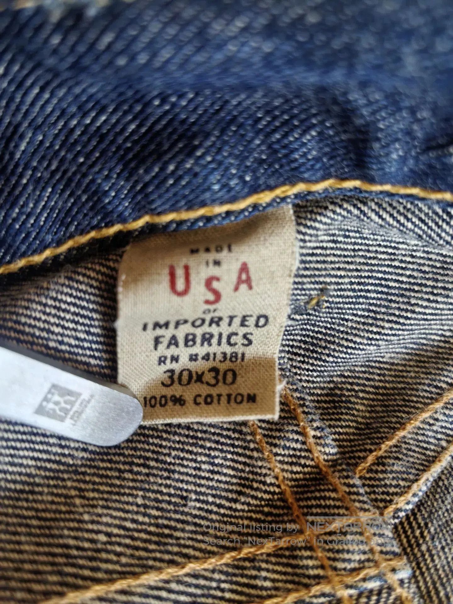 RRL Ralph Lauren Early RRL Slim Bootcut Jeans. Size US 30 / EU 46 - 8 Thumbnail