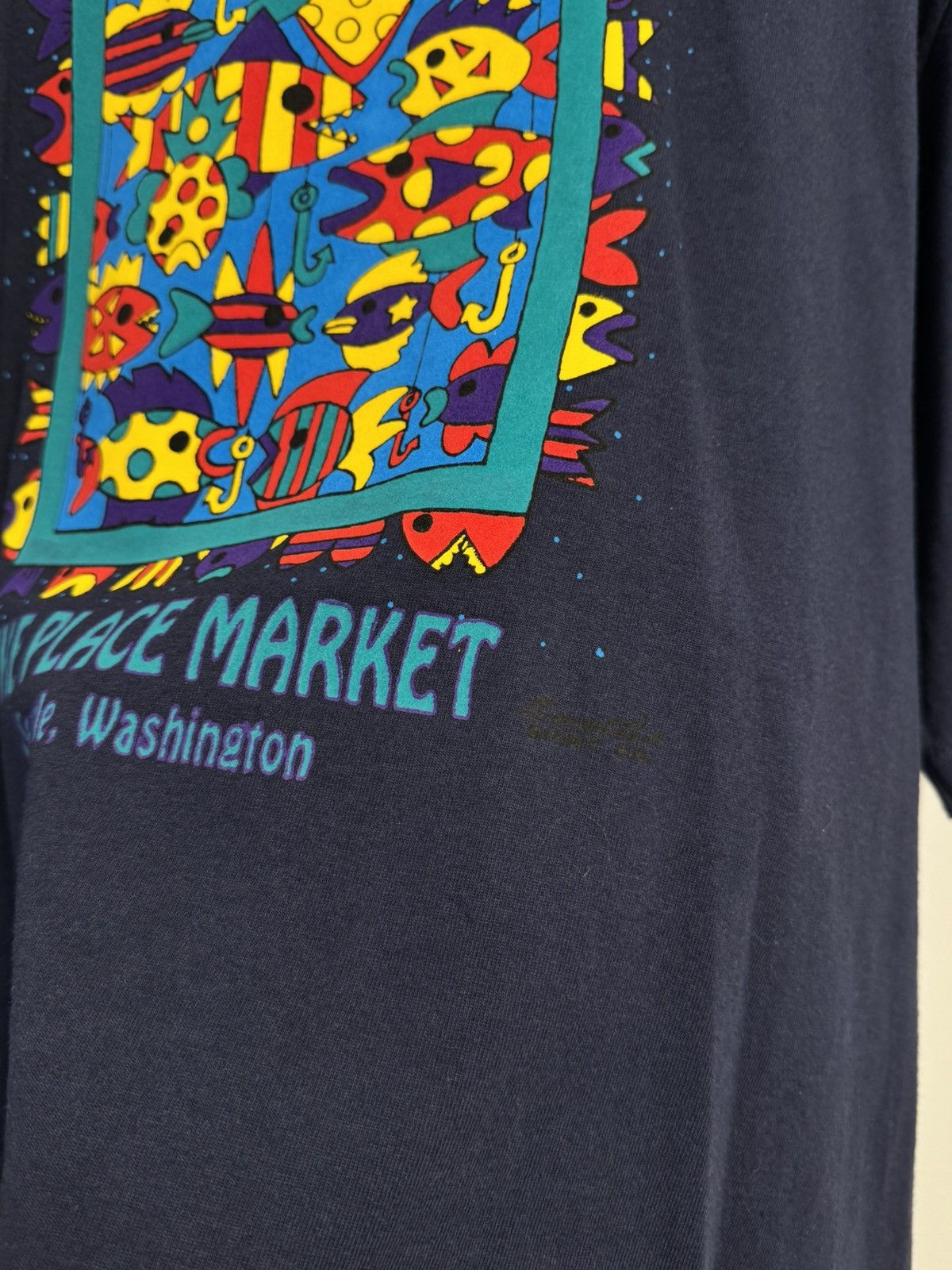 Vintage Pike Place market Seattle,Washington Size US XL / EU 56 / 4 - 7 Thumbnail