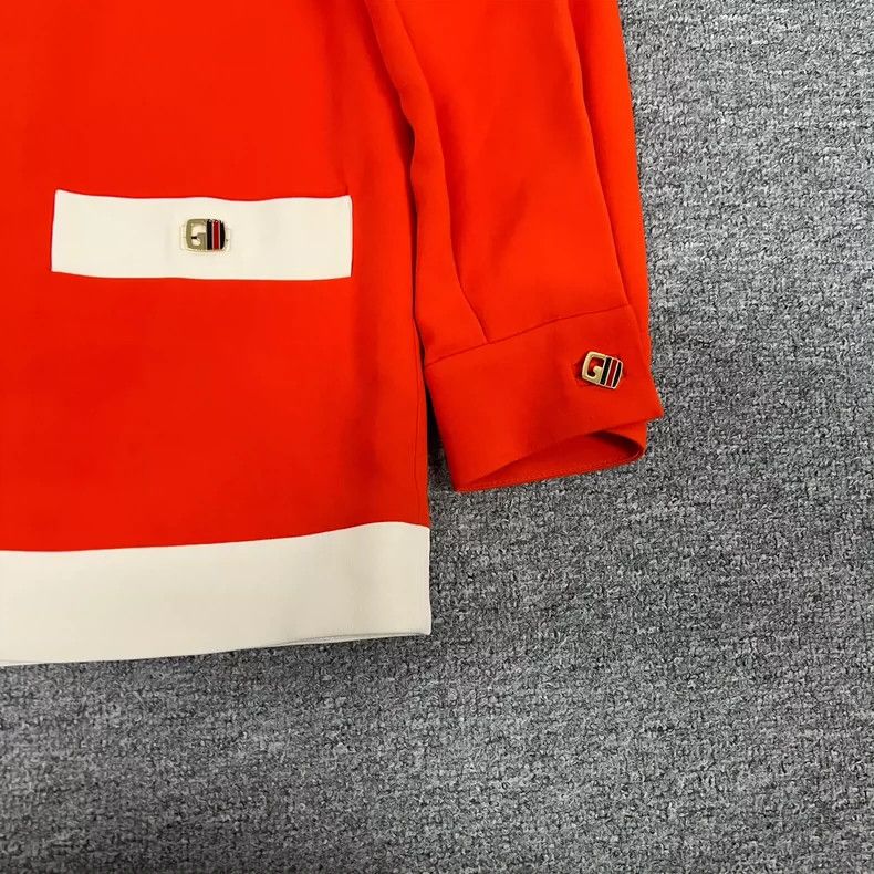 Gucci Gucci Size 38 Golden button orange cardigan jacket size 38 Size US XXS / EU 40 - 4 Thumbnail