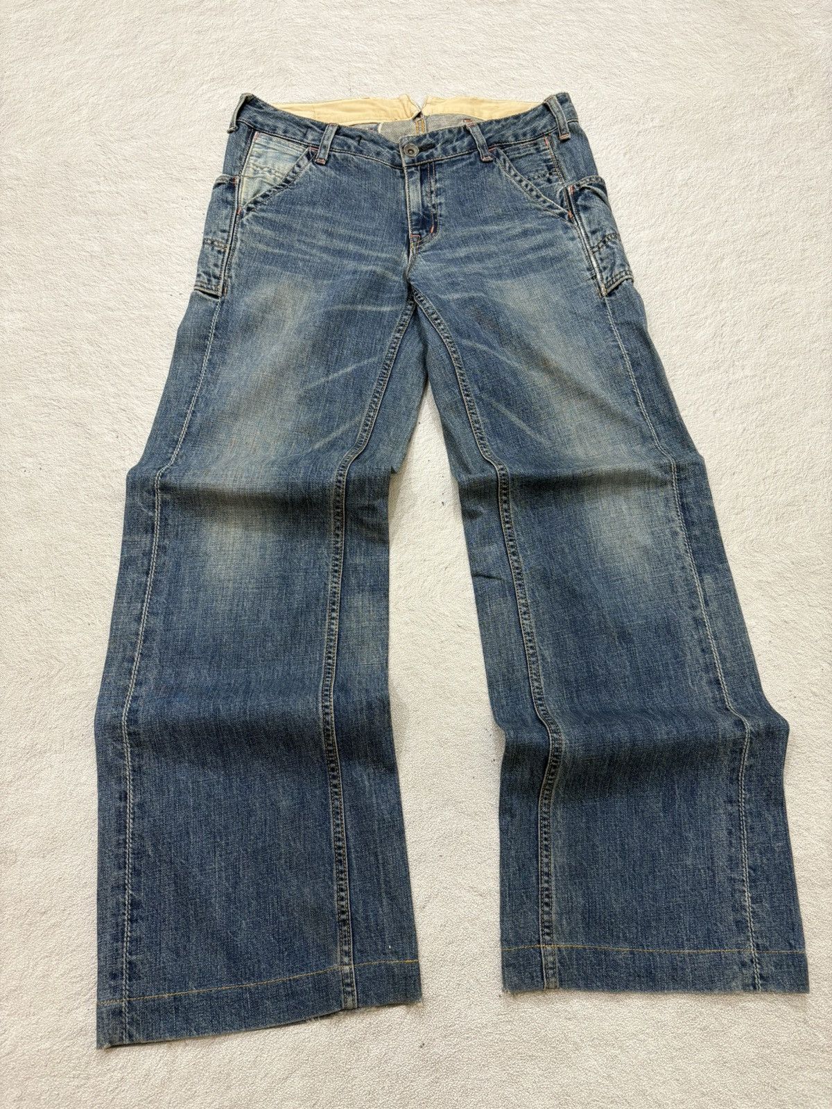 Number (N)ine 2000s johnbull japan Baggy flared denim y2k style Size US 32 / EU 48 - 3 Thumbnail