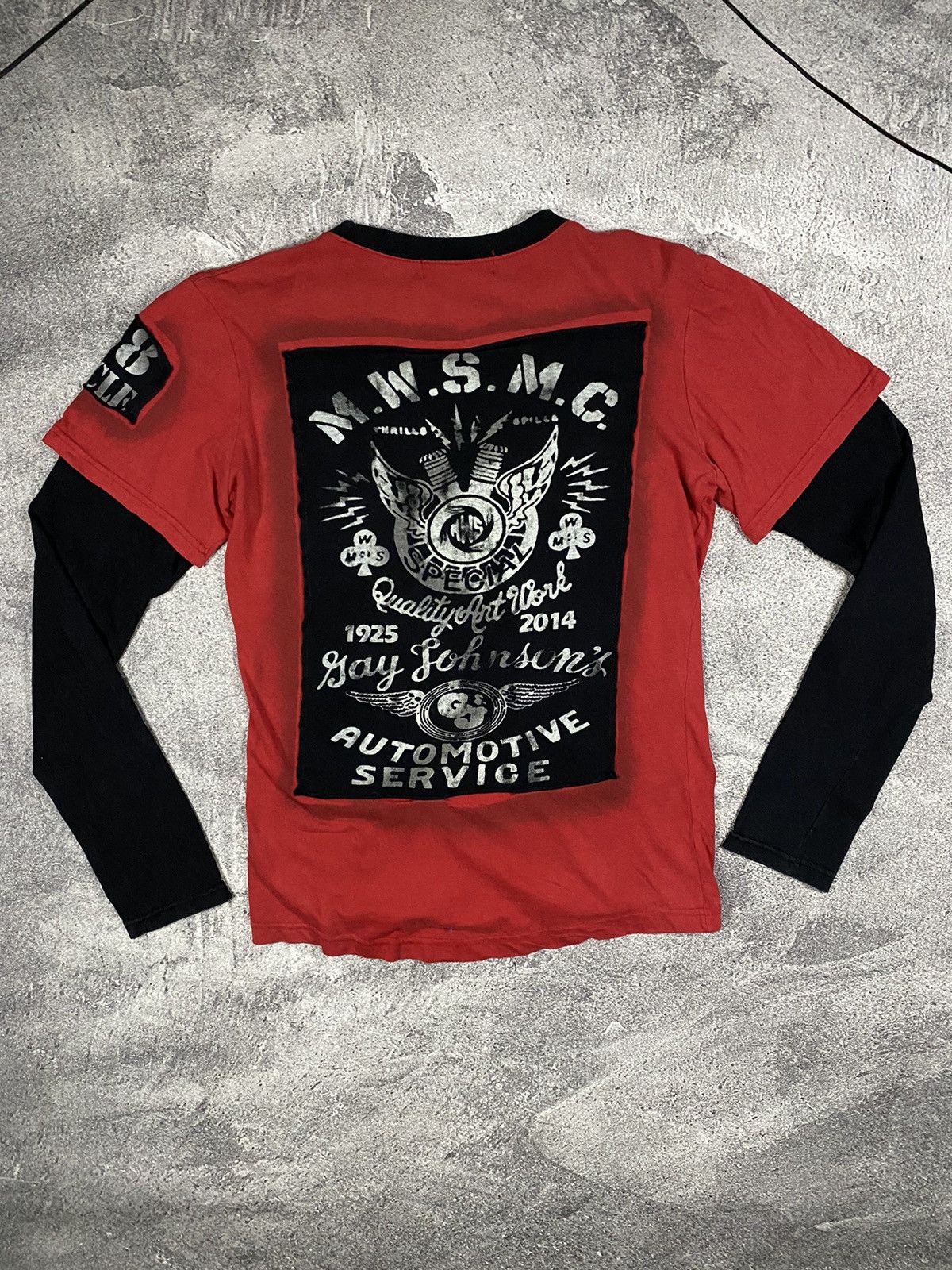 14th Addiction × If Six Was Nine × Japanese Brand Y2k double layer motor cycle ifsixwasnine longsleeve t shirt Size US M / EU 48-50 / 2 - 8 Thumbnail